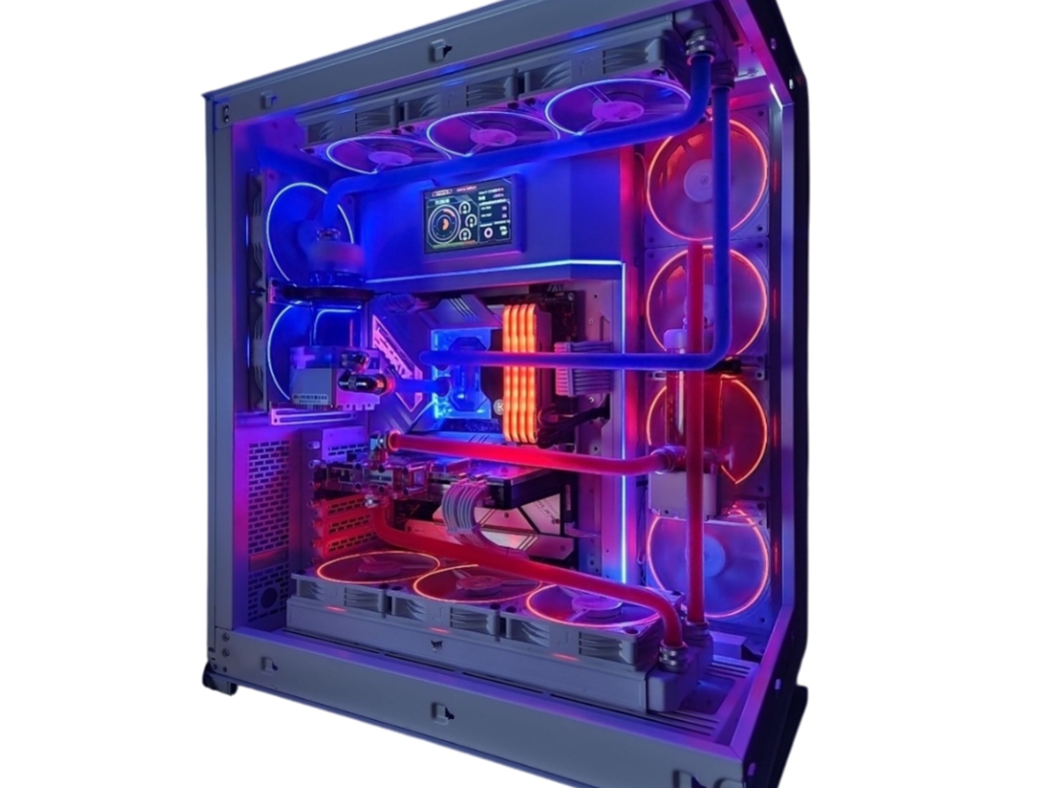 🟦 Rivals 🟥: RTX 3090 | Intel 12700k | 32GB DDR4 RAM | 2.5TB SSD | 12 RGB Fans | White Gaming PC