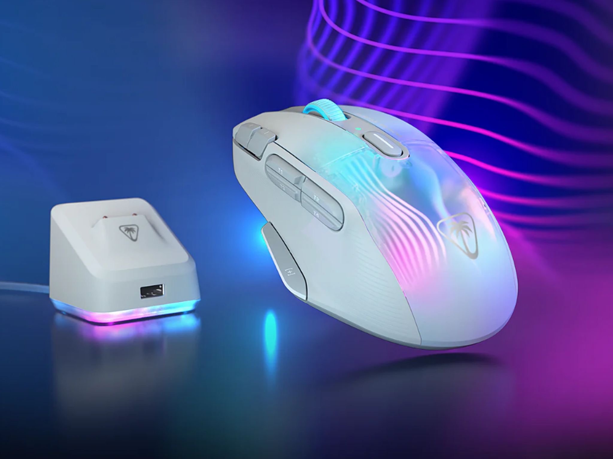 BNIB ROCCAT Kone XP Air – Wireless Customizable Ergonomic RGB Gaming Mouse - White