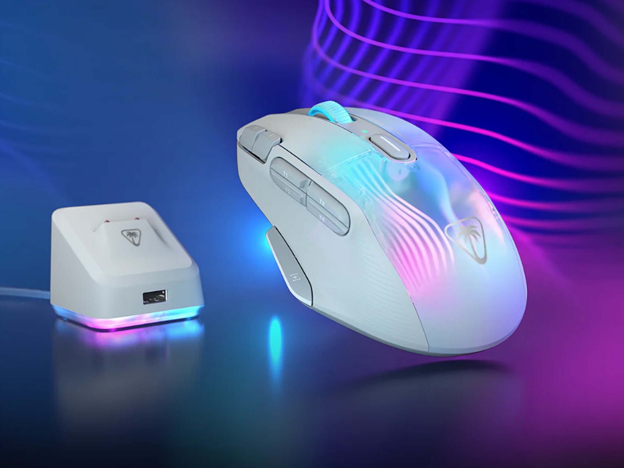 BNIB ROCCAT Kone XP Air – Wireless Customizable Ergonomic RGB Gaming Mouse - White