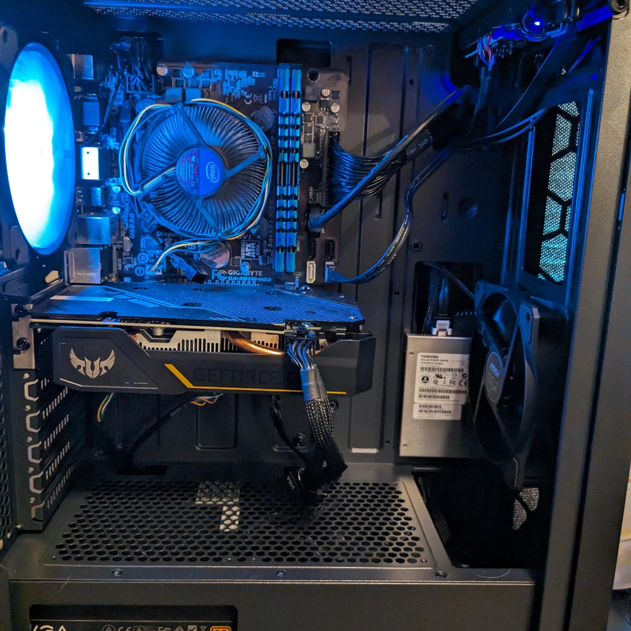 FREE SHIP|| i7-4770, 1660 SUPER, 16GB RAM, 512GB SSD, Win10, Wifi, RGB