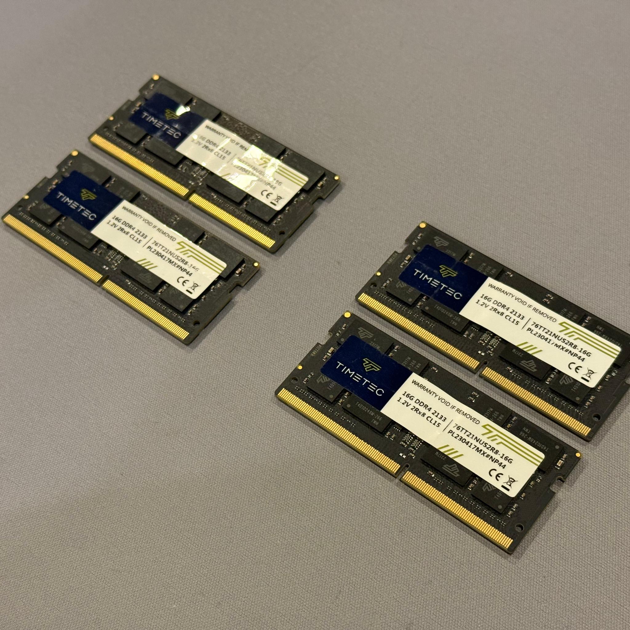32GB (2x16GB) 2133MHz CL15 Timetec DDR4 SODIMM RAM