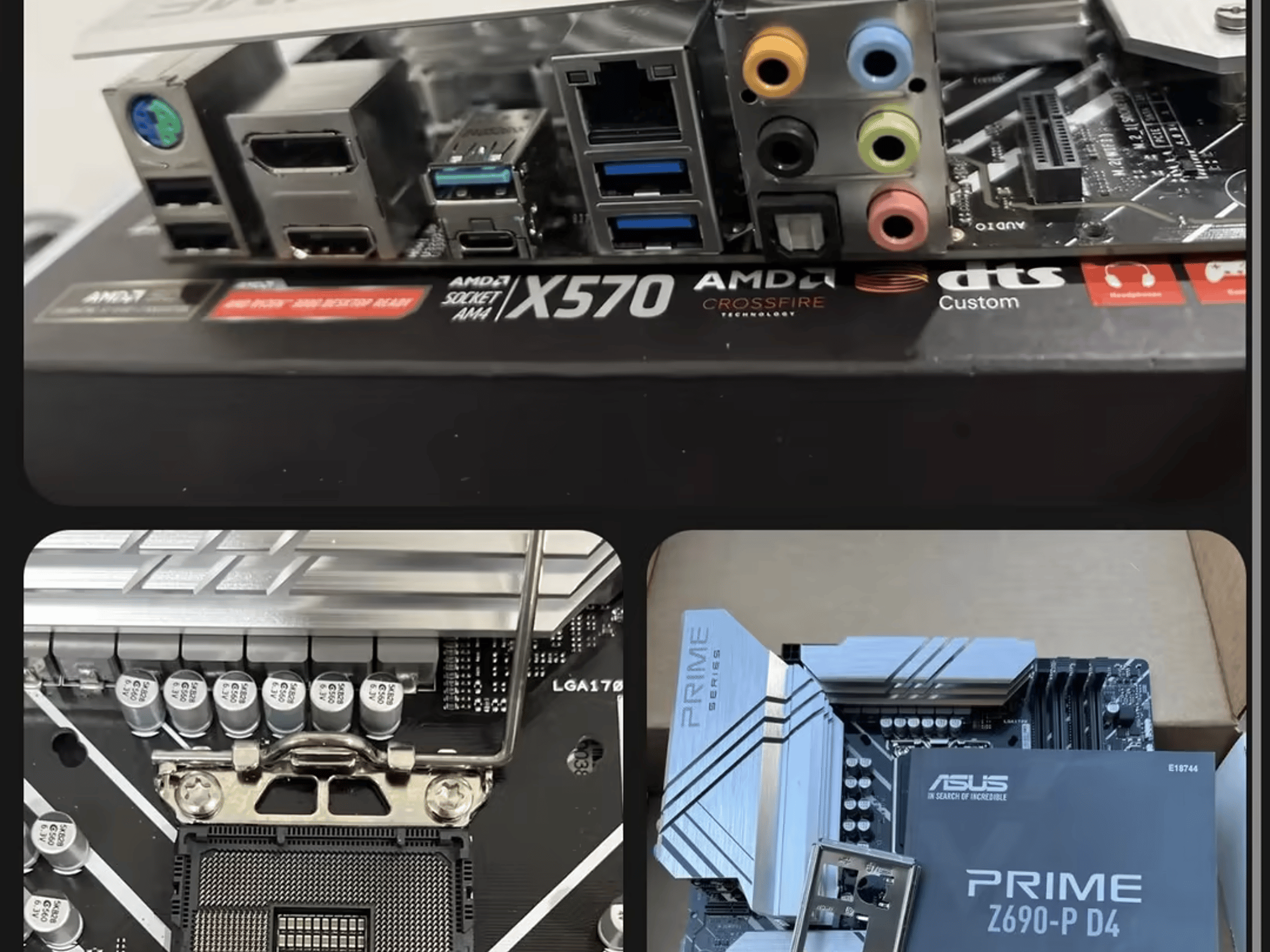 ASUS Prime Z690-P D4 LGA 1700 (Intel 12th Gen) ATX Motherboard (PCIe 5.0,DDR4,3X M.2,2.5Gb LAN
