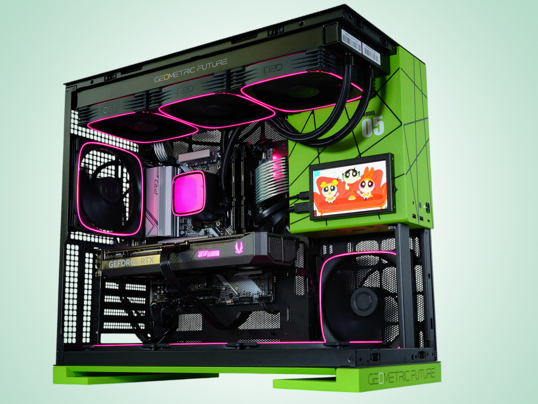 💚 👧Buttercup🌪️ Nvidia RTX 5070 12GB🌪️ AMD Ryzen 7 7700X🌪️ 32GB DDR5🌪️ 1TB NVME
