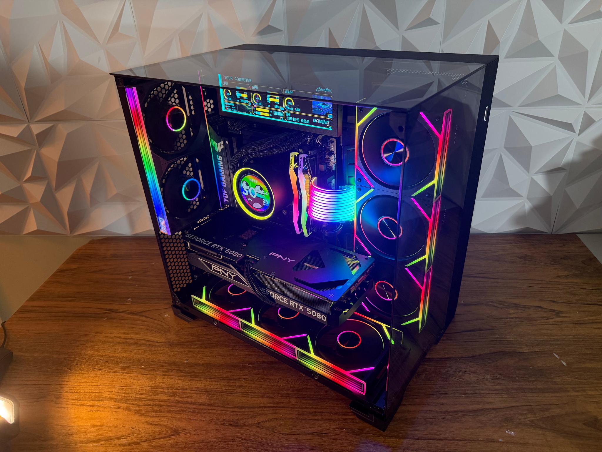 ⚫ Ryzen 7 9800X3D | RTX 5080 | 32GB DDR5 | 2TB 990 Pro | Windows 11 Pro "VISION PHANTOM" ⚫