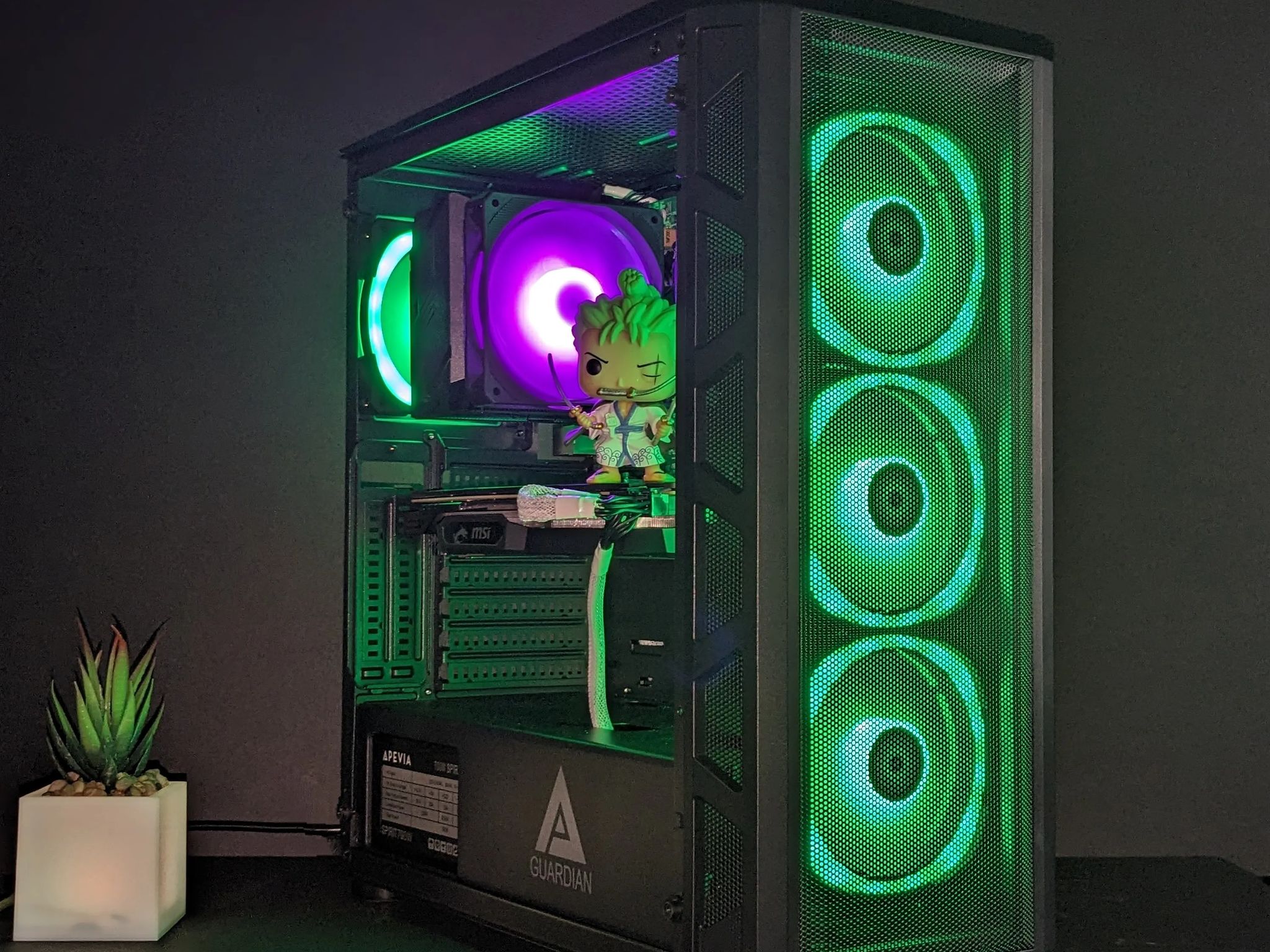 ⚔️🗡️Roronoa Zoro💚⚫️RX 5600XT⚫️ I5-8600@4.1GHz(6-Cores)⚫️16GB DDR4⚫️1TB PCIE NVMe⚫️Windows 11 Pro