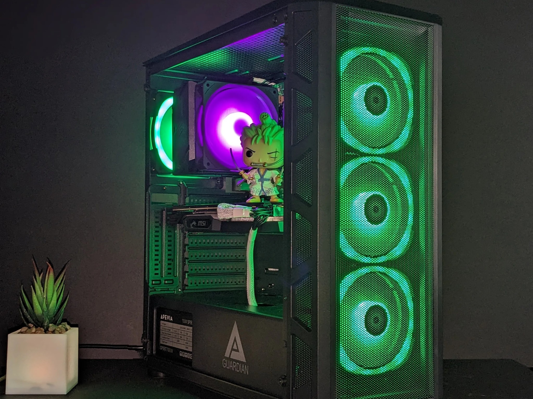 ⚔️🗡️Roronoa Zoro💚⚫️RX 5600XT⚫️ I5-8600@4.1GHz(6-Cores)⚫️16GB DDR4⚫️1TB PCIE NVMe⚫️Windows 11 Pro