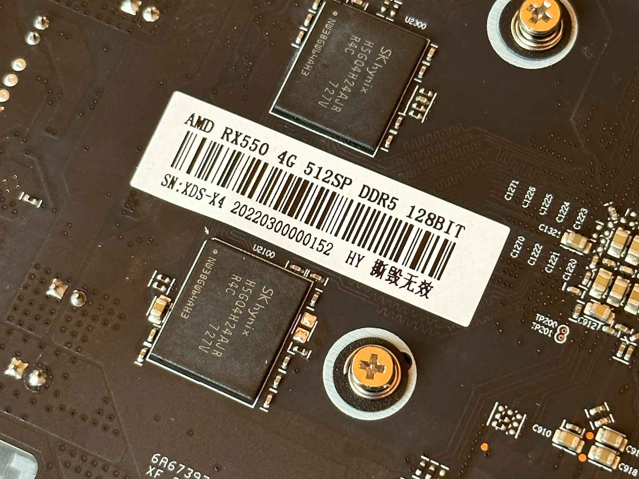 AMD Radeon RX 550 4GB GDDR5 Graphics Card