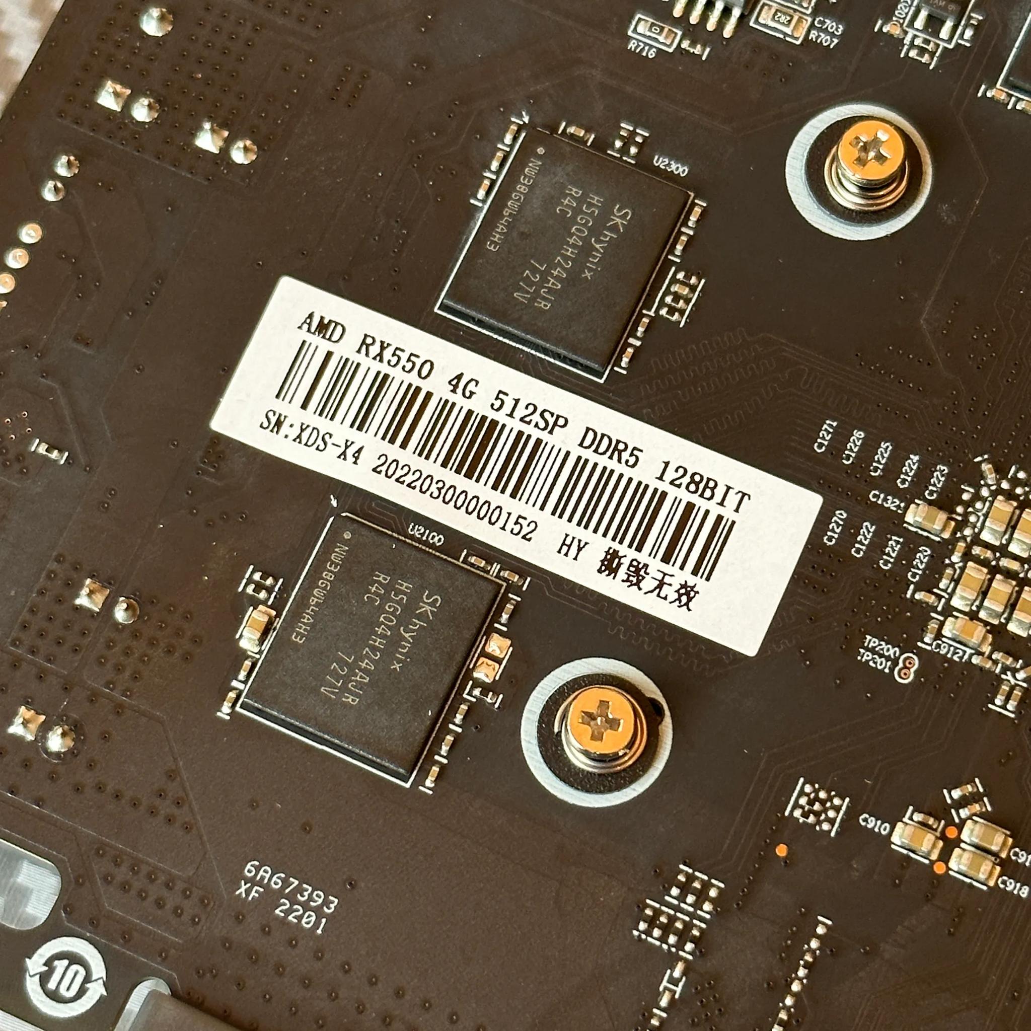 AMD Radeon RX 550 4GB GDDR5 Graphics Card