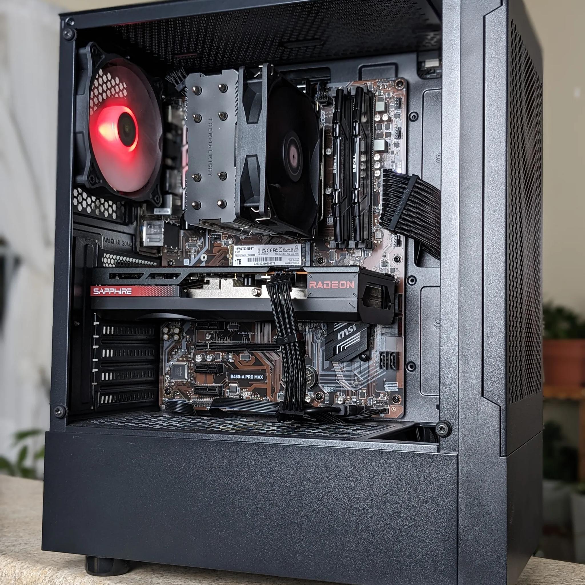 Mid Range Ryzen Gaming PC - Ryzen 5 3600 - RX 7600