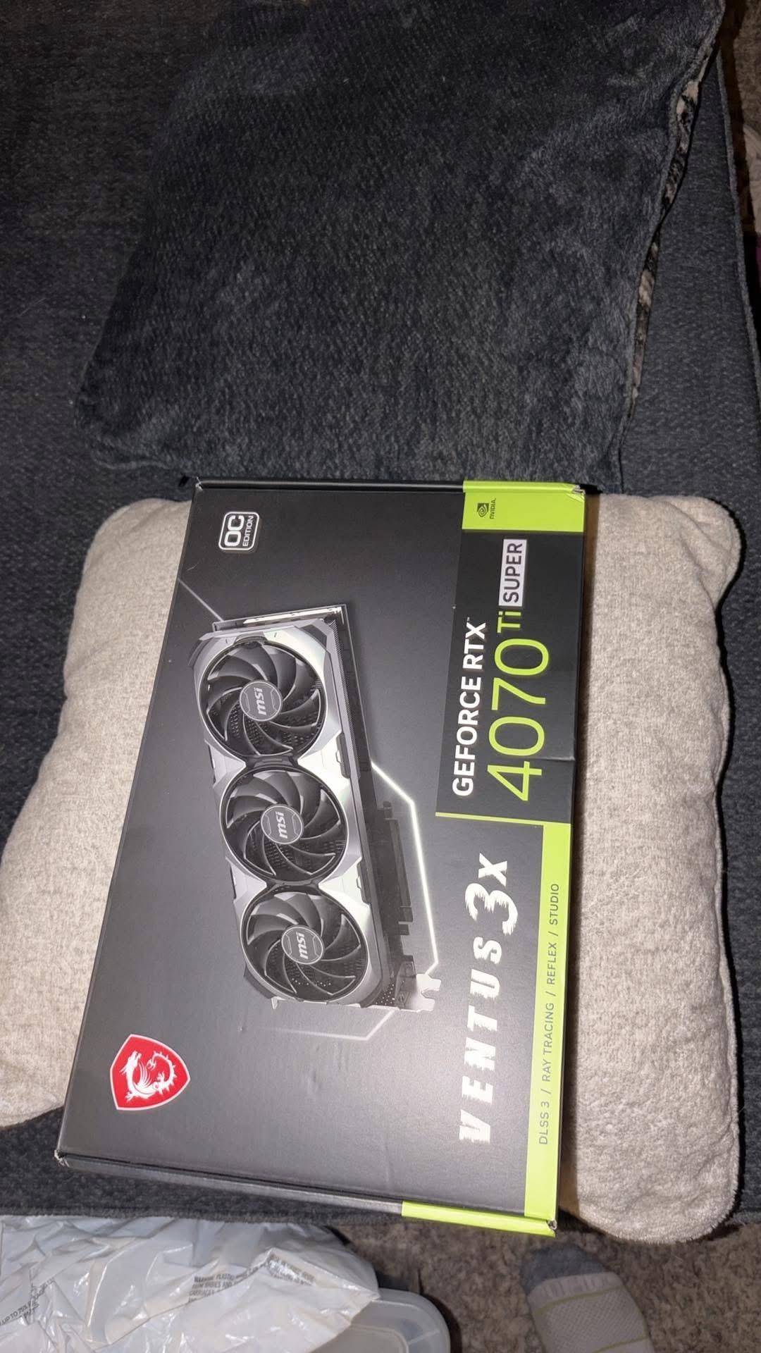 MSI VENTUS 3X OC GeForce RTX 4070 Ti SUPER