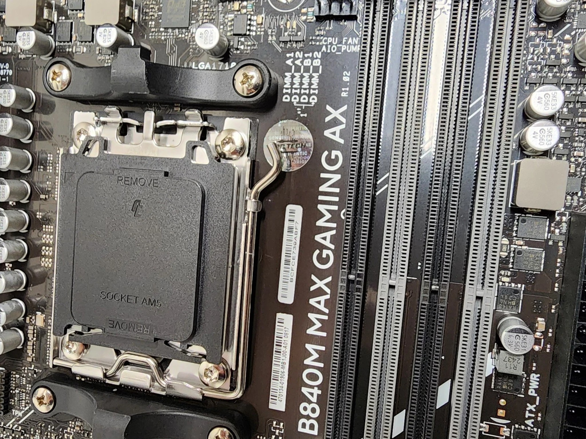 UPDATED BIOS ASUS B840M MAX GAMING AX WIFI6 DDR5 AM5 MATX MOTHERBOARD