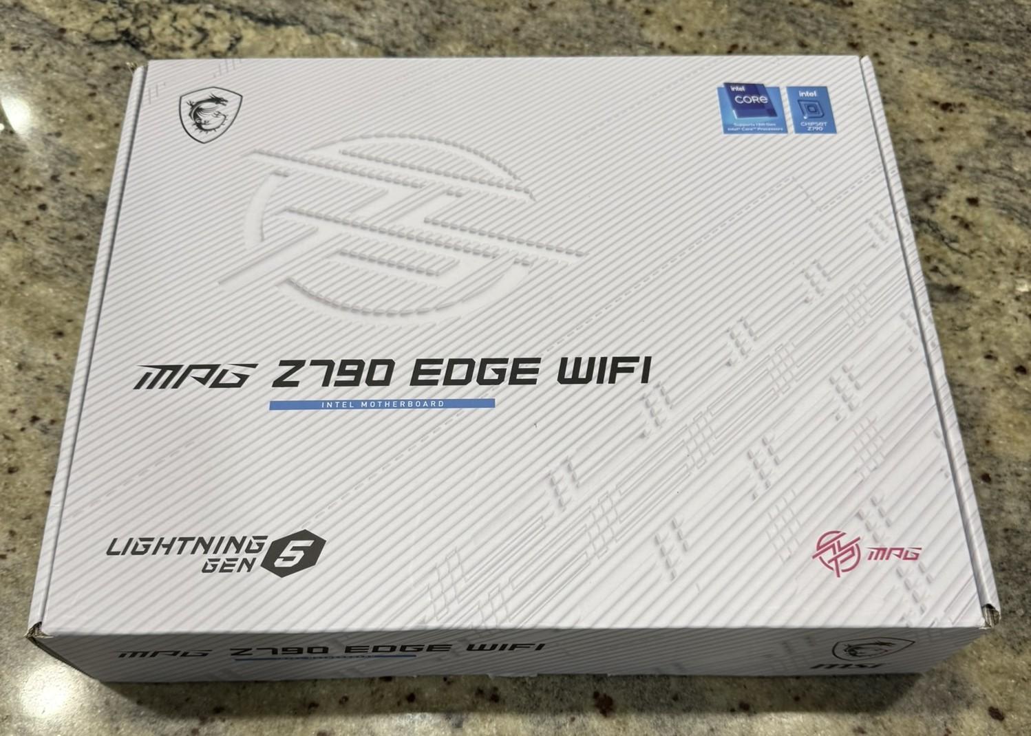 MSI MPG Z790 EDGE WIFI Motherboard | Intel LGA 1700 | DDR5 | ATX