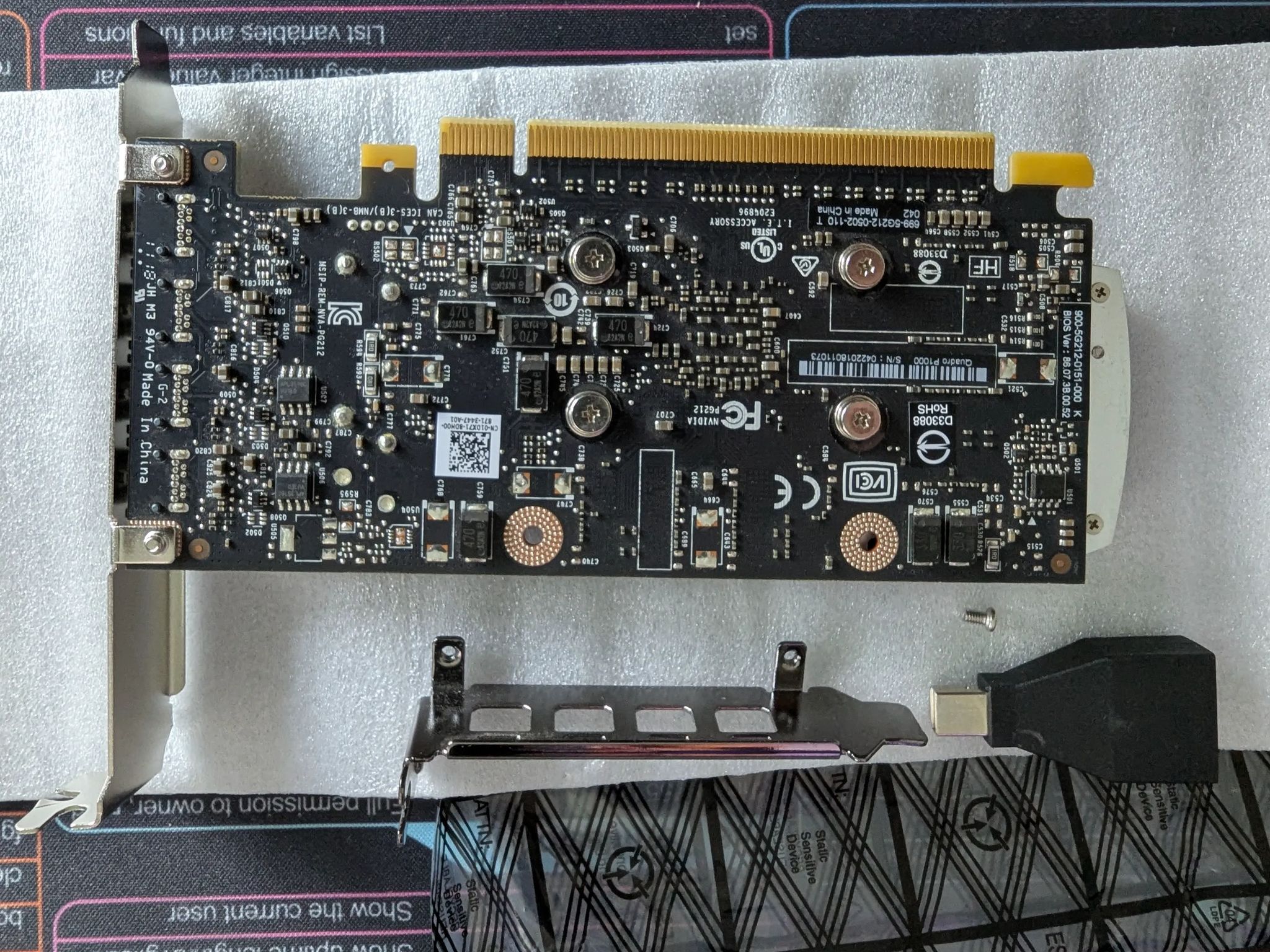 Nvidia Quadro P1000 4GB GDDR5 PCI-Express Video Card