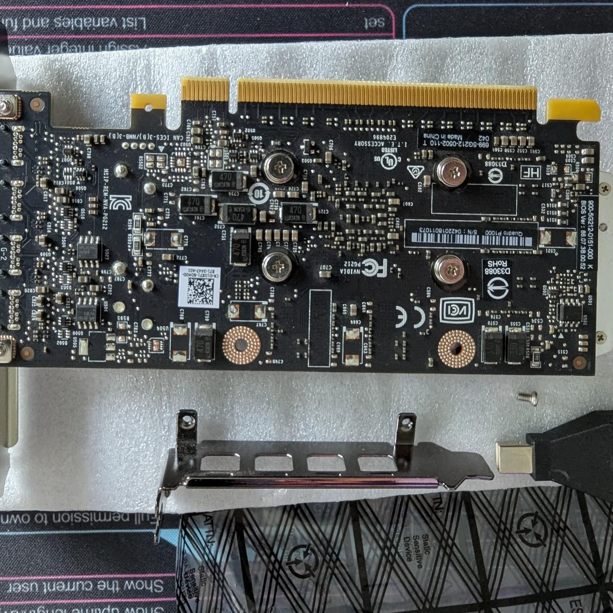 Nvidia Quadro P1000 4GB GDDR5 PCI-Express Video Card