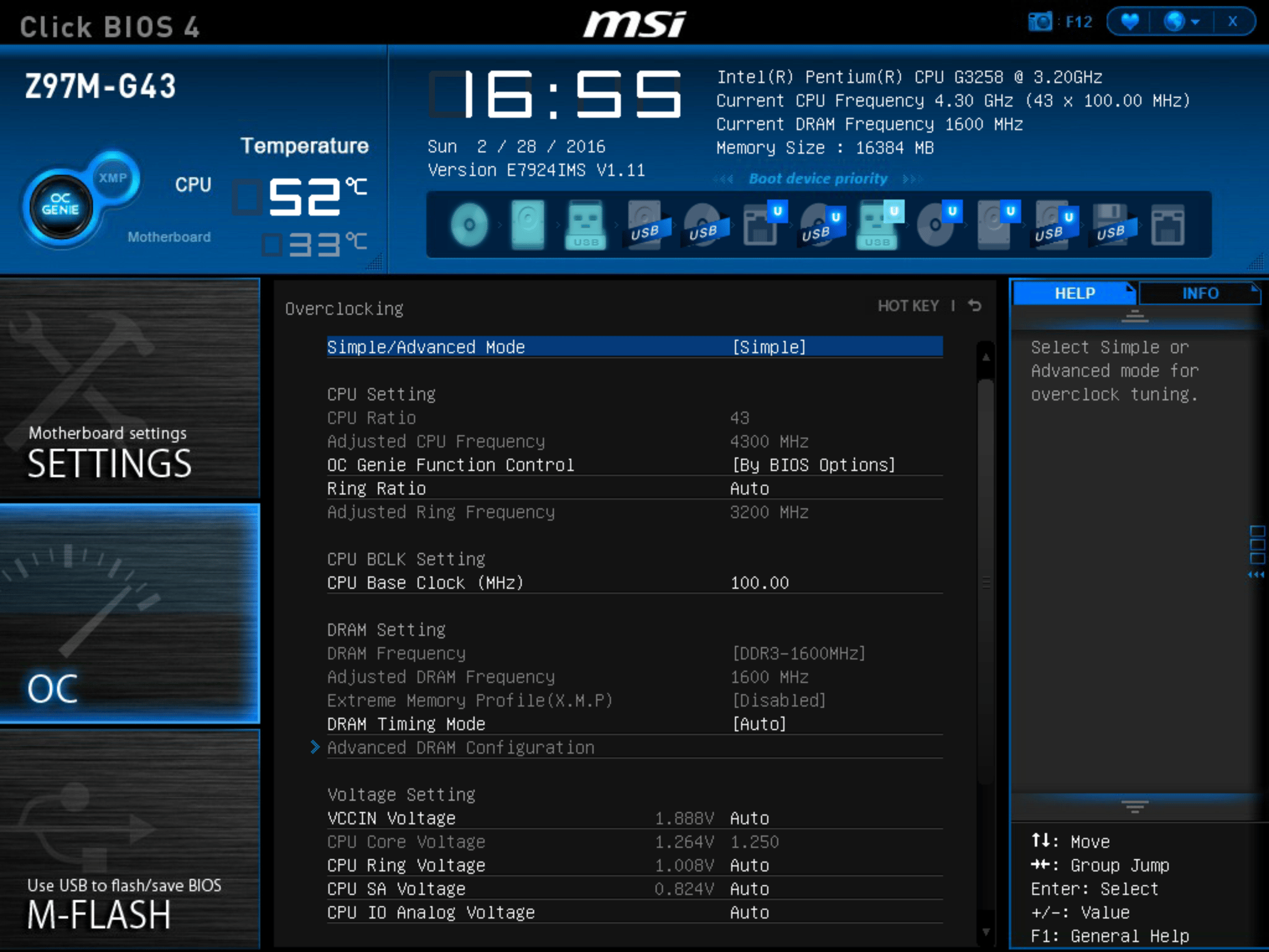 Working Combo! MSI Z97M + Intel Pentium 20th Anniv. Edition G3258 + Noctua NHL9i Cooler + 16GB DDR3