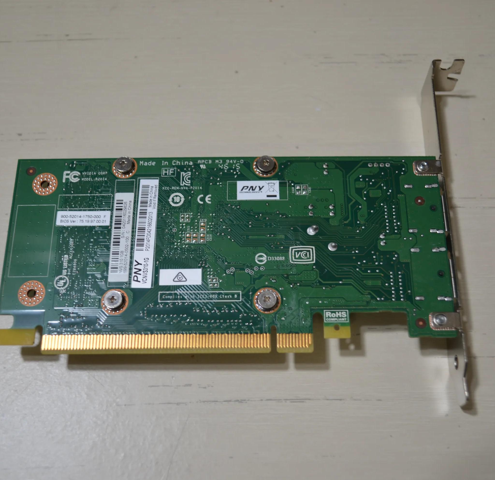 NVIDIA Quadro NVS 310 1GB DDR3 Video Card (#1)