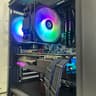 Black RGB Gaming PC | Ryzen 5 + 5700XT 8GB | 16GB