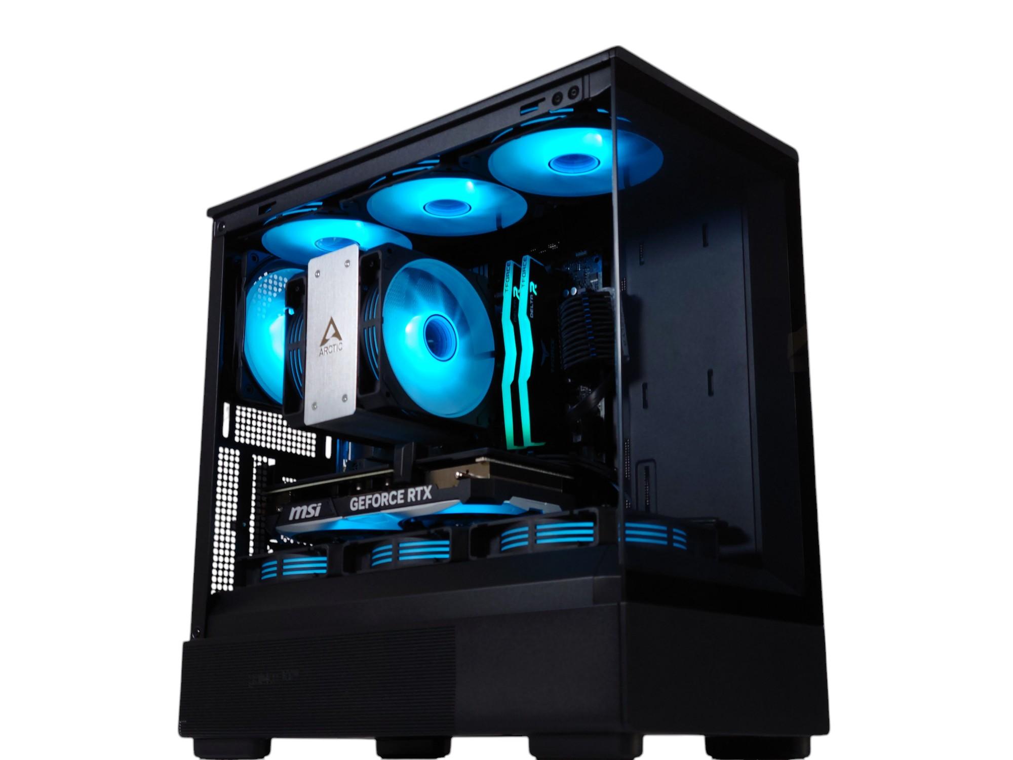 🖤💚Darkstar❇️ Gaming PC❇️Nvidia RTX 4060 8GB❇️AMD Ryzen 7 5700X3D 8-Core❇️32GB DDR4❇️ 1TB SSD