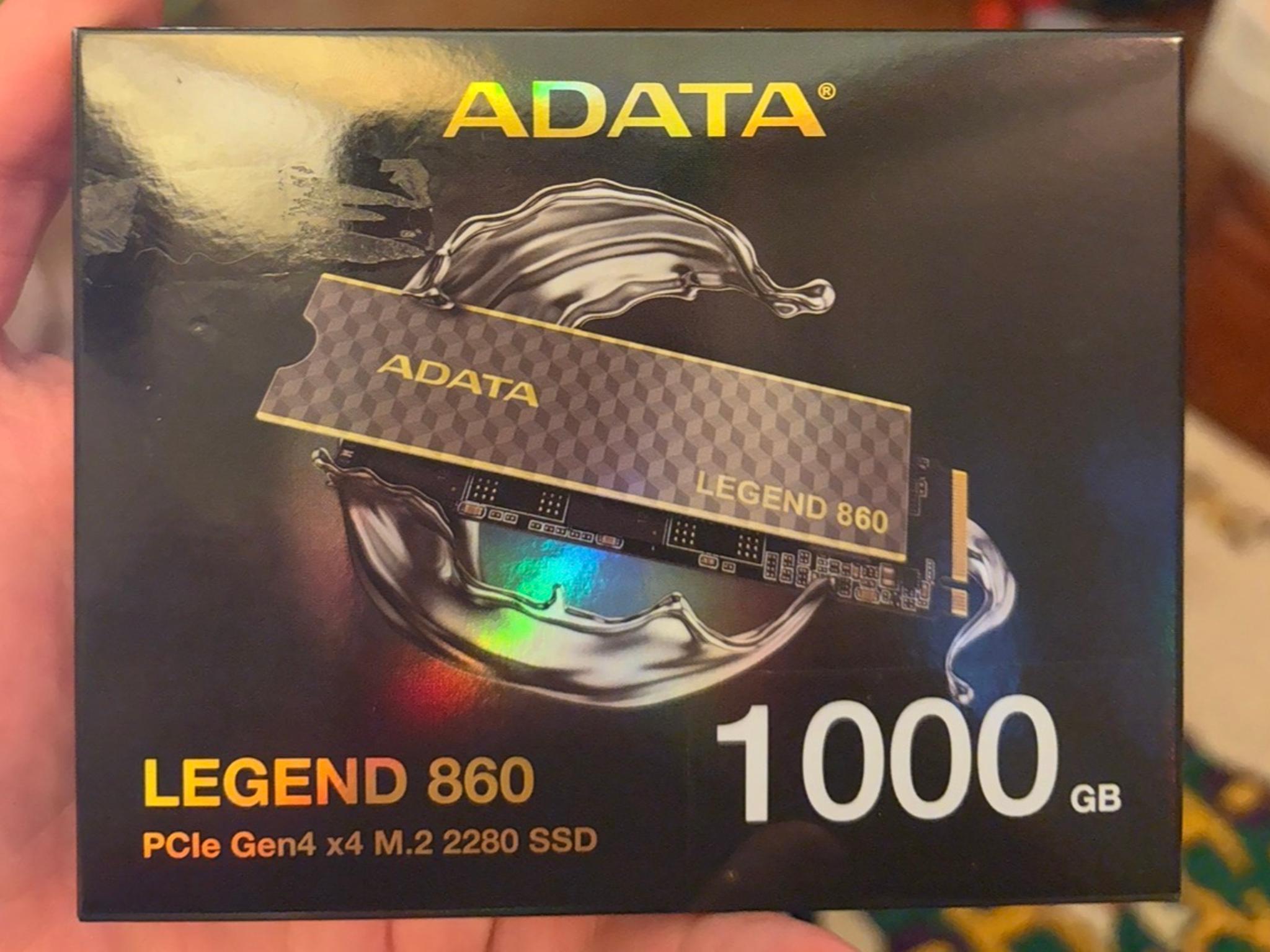 AData Legend 860 PCIe 1TB Gen4 x4 M.2 2280 SSD Internal Solid State Drive Model