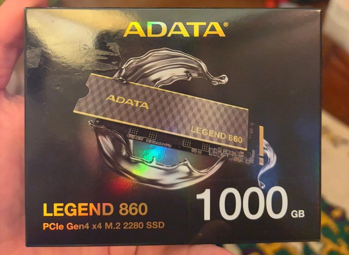 AData Legend 860 PCIe 1TB Gen4 x4 M.2 2280 SSD Internal Solid State Drive Model