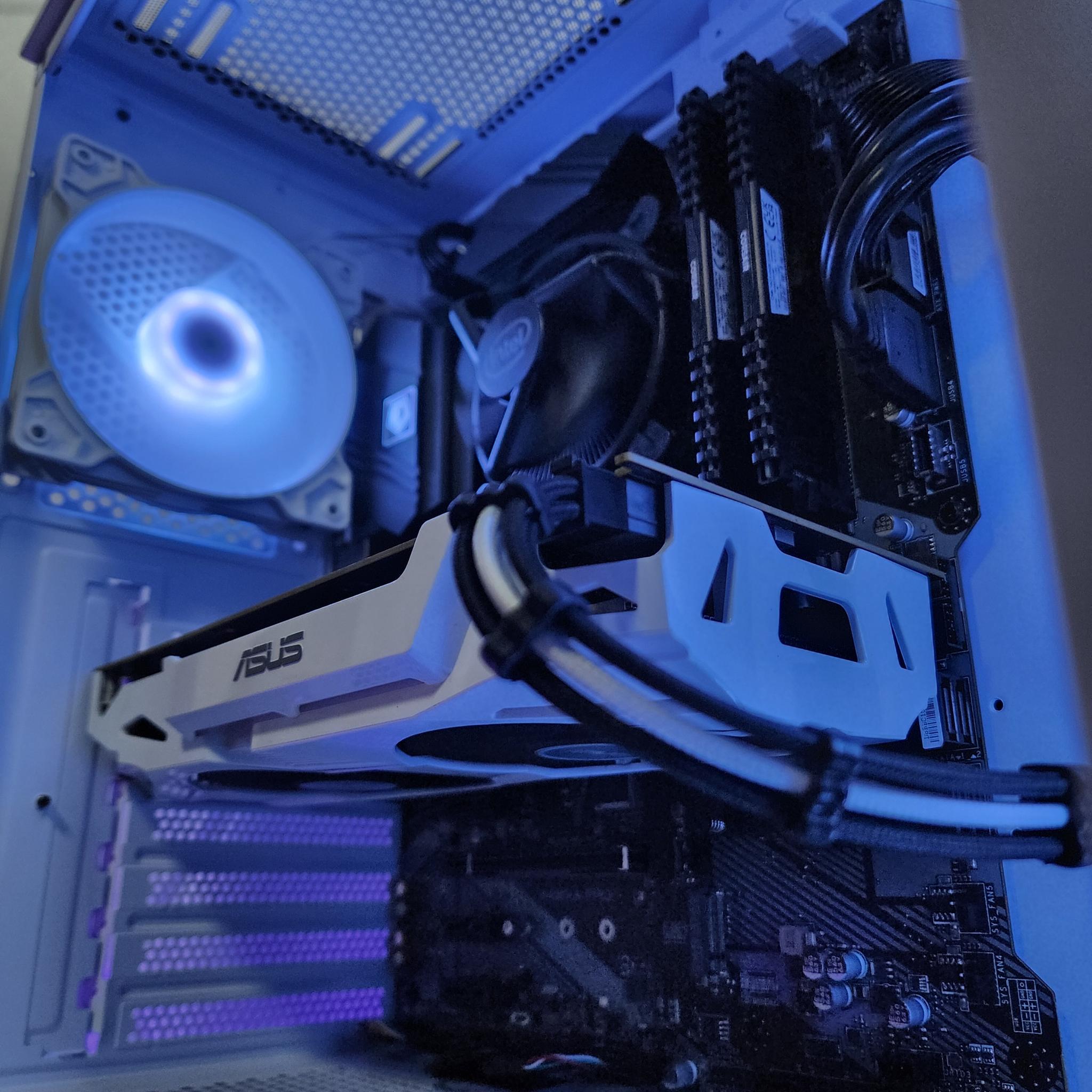 💙💜💙 ASUS GeForce GTX 1060 // Intel Core i3 10100 // Corsair Vengeance LPX 16GB 3200MHz