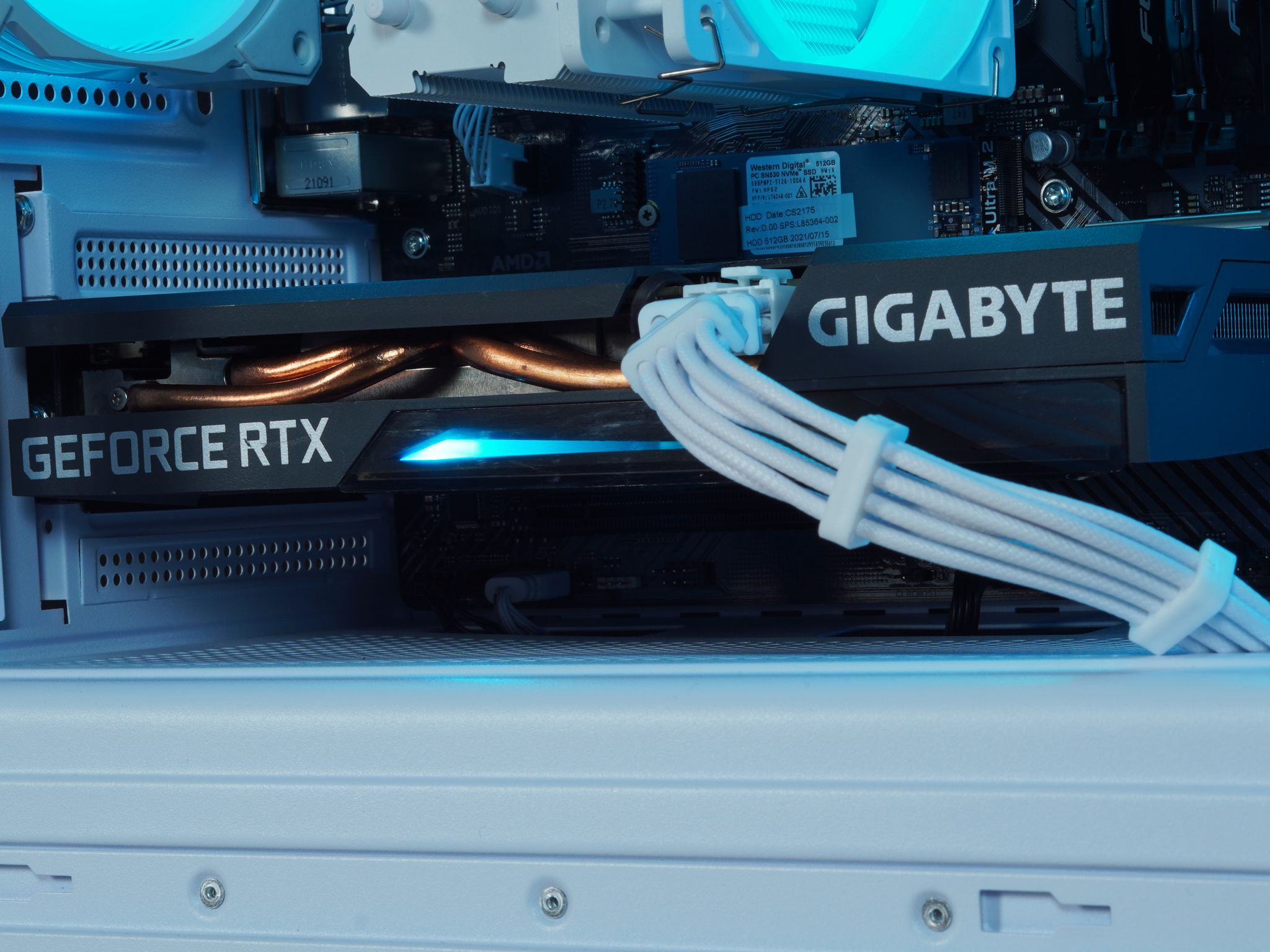 🧊Frost🧊RTX 3060ti, Ryzen 5 5500, 16GB DDR4 RAM, 512GB SSD w/ Wifi |1080p Gaming PC|
