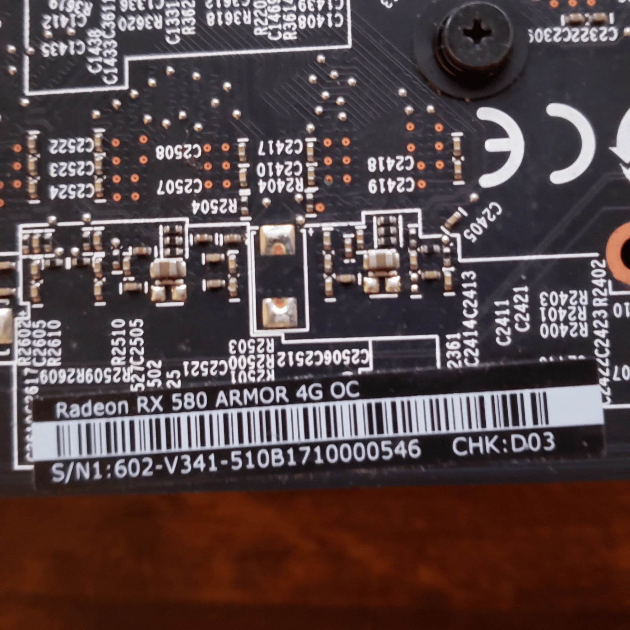 MSi RX 580 Armor 4G OC