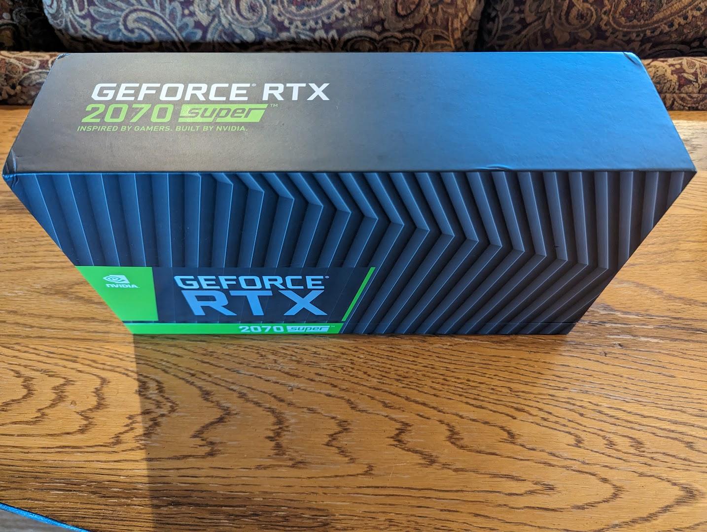 NVIDIA GeForce RTX 2070 Super Founders Edition Graphics Card/GPU
