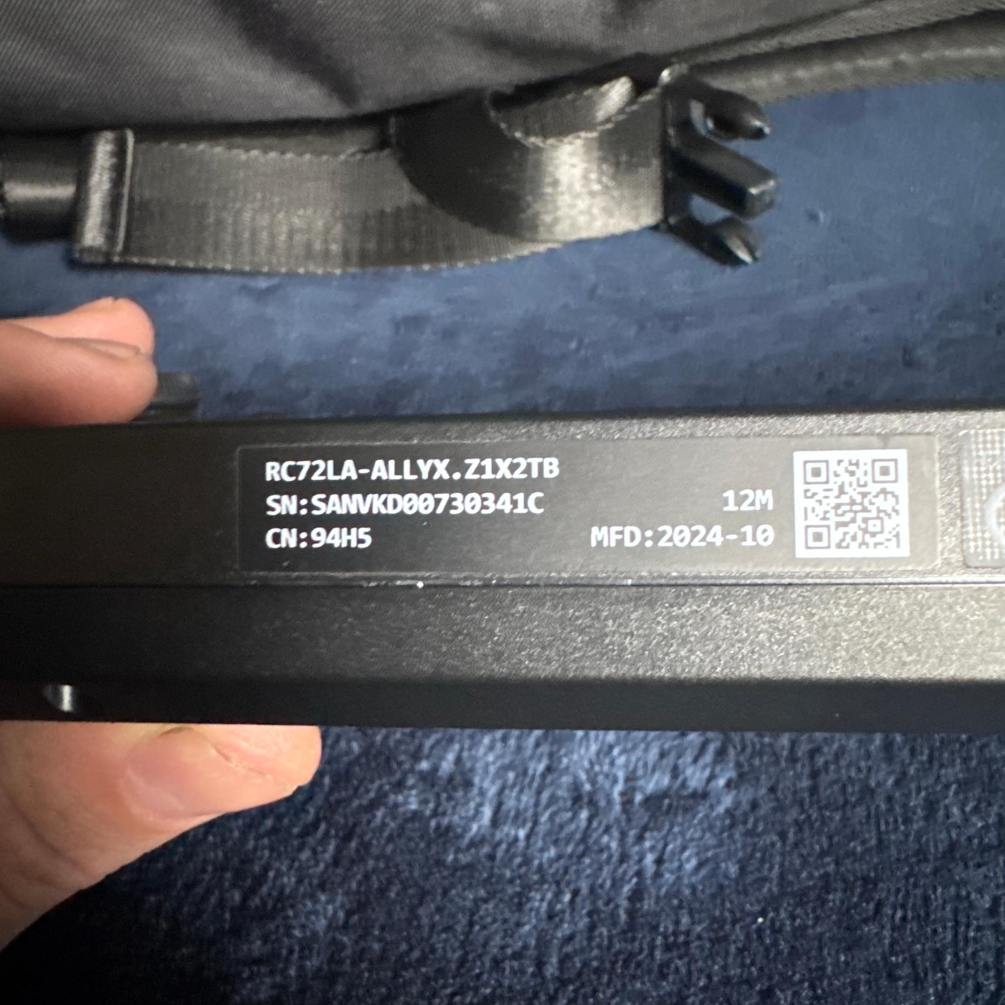 OG ROG ALLY X - RC72LA-ALLYX.Z1X2TB