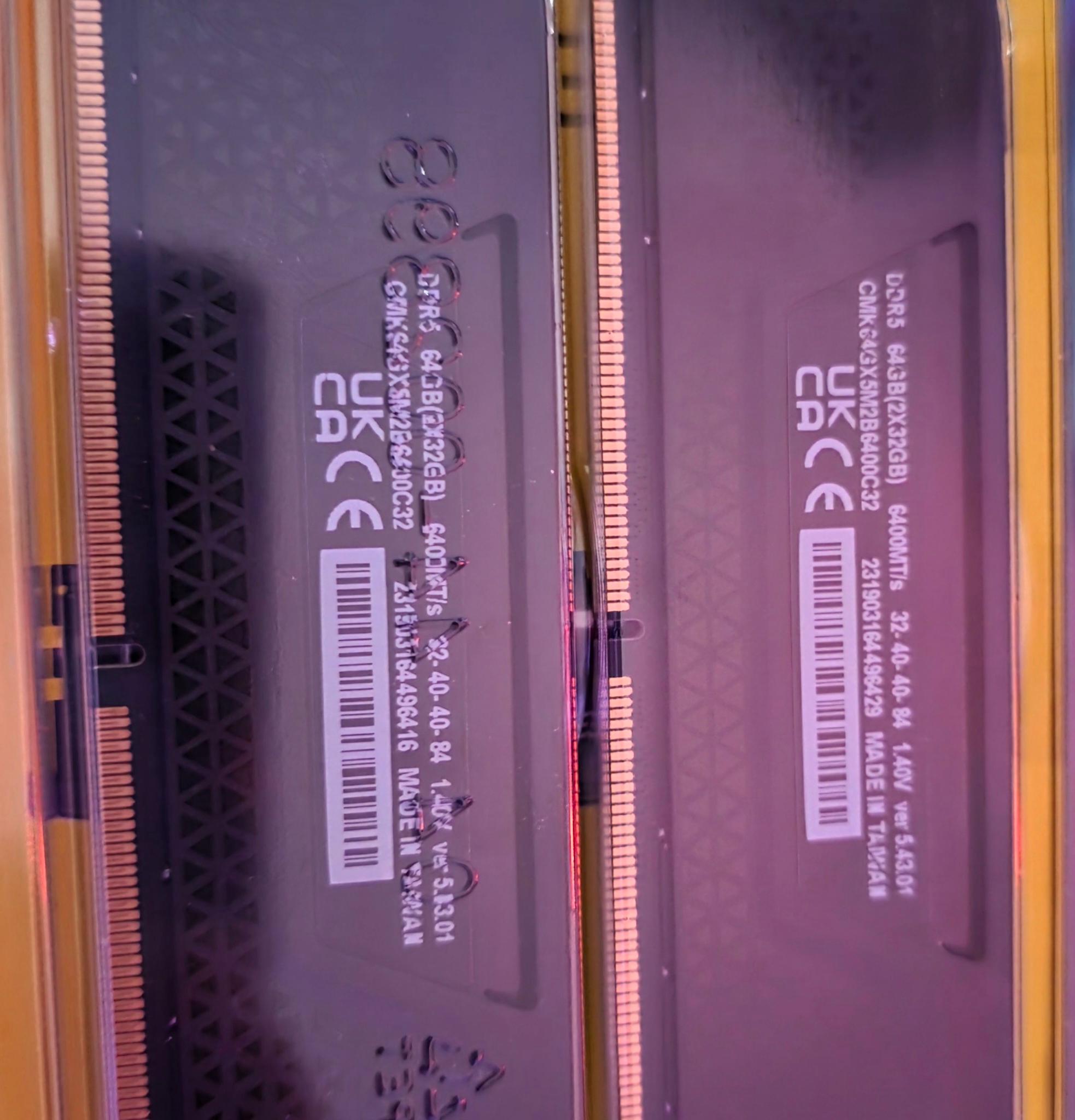 64GB DDR5 6400MHZ CORSAIR VENGEANCE