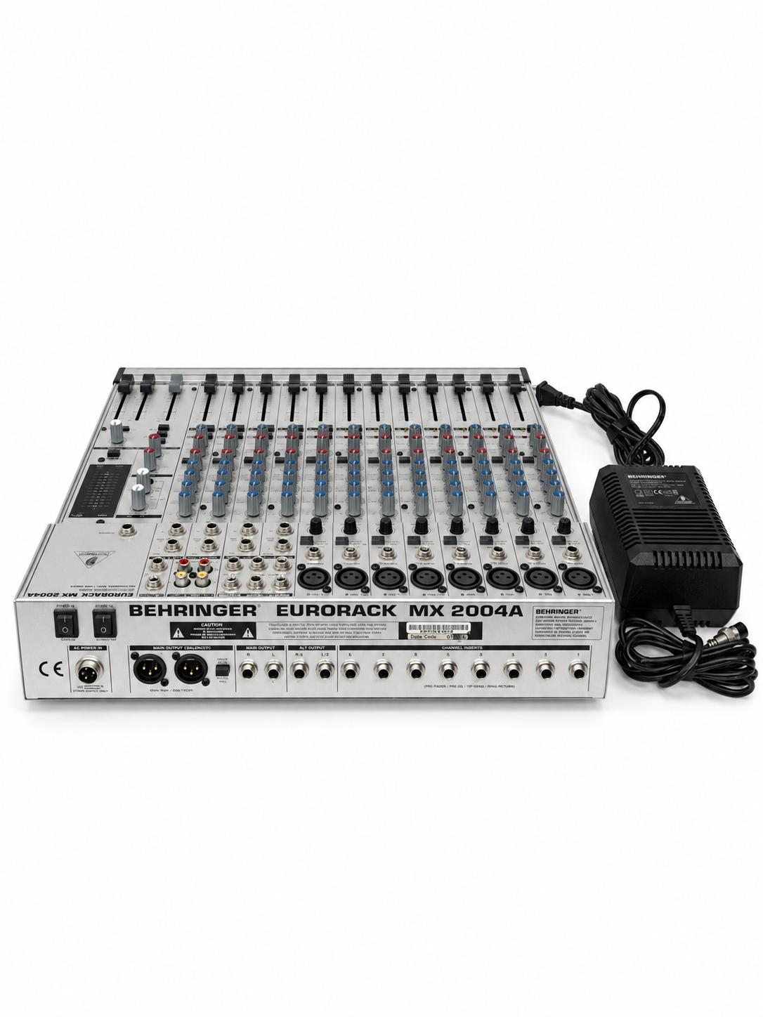 Behringer Eurorack MX2004A 20-Channel 4-Bus Analog Mixer w/ Power Supply