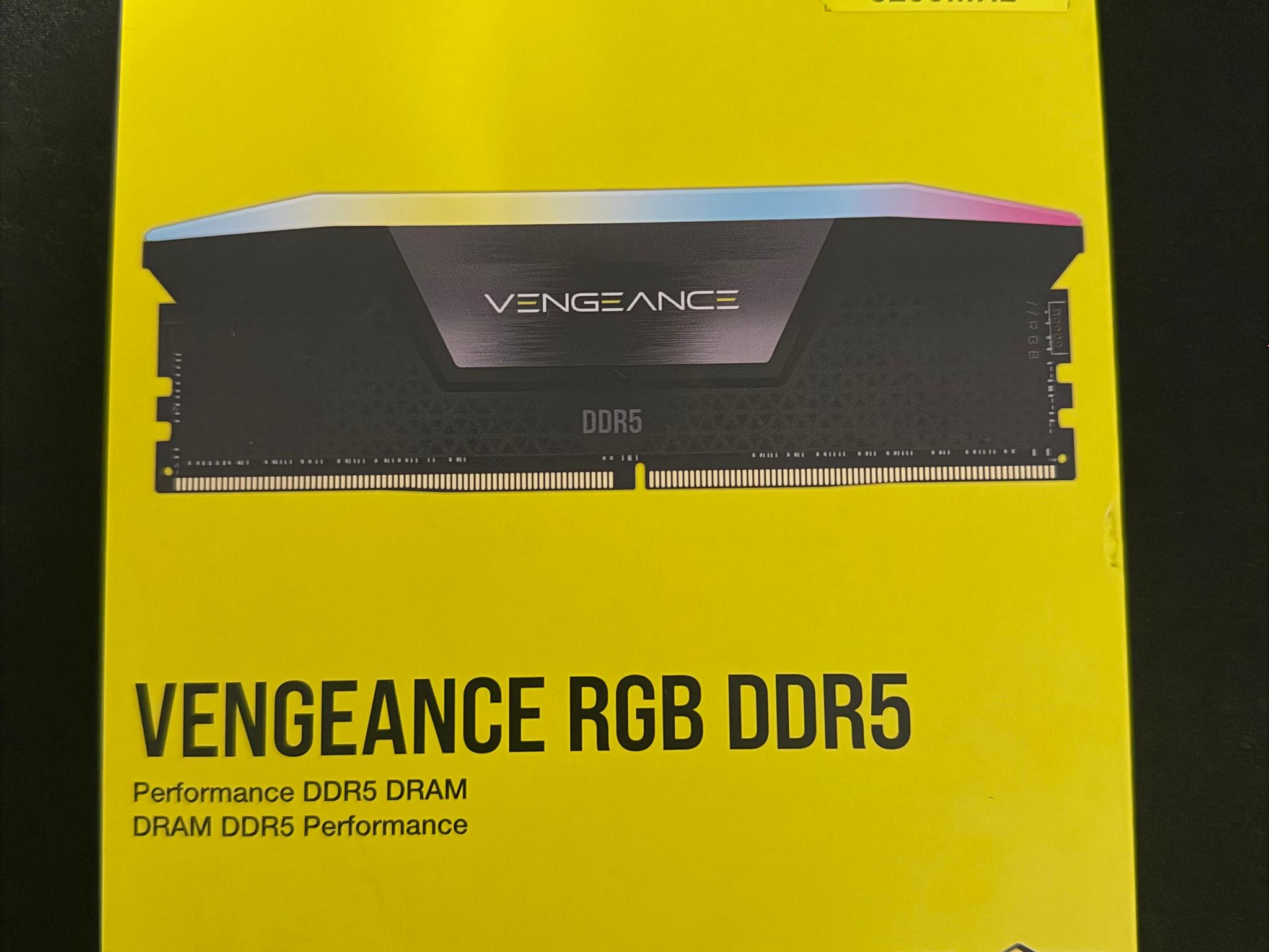 Corsair Vengeance RGB DDR5 16GB (2x8GB) 5200MHz