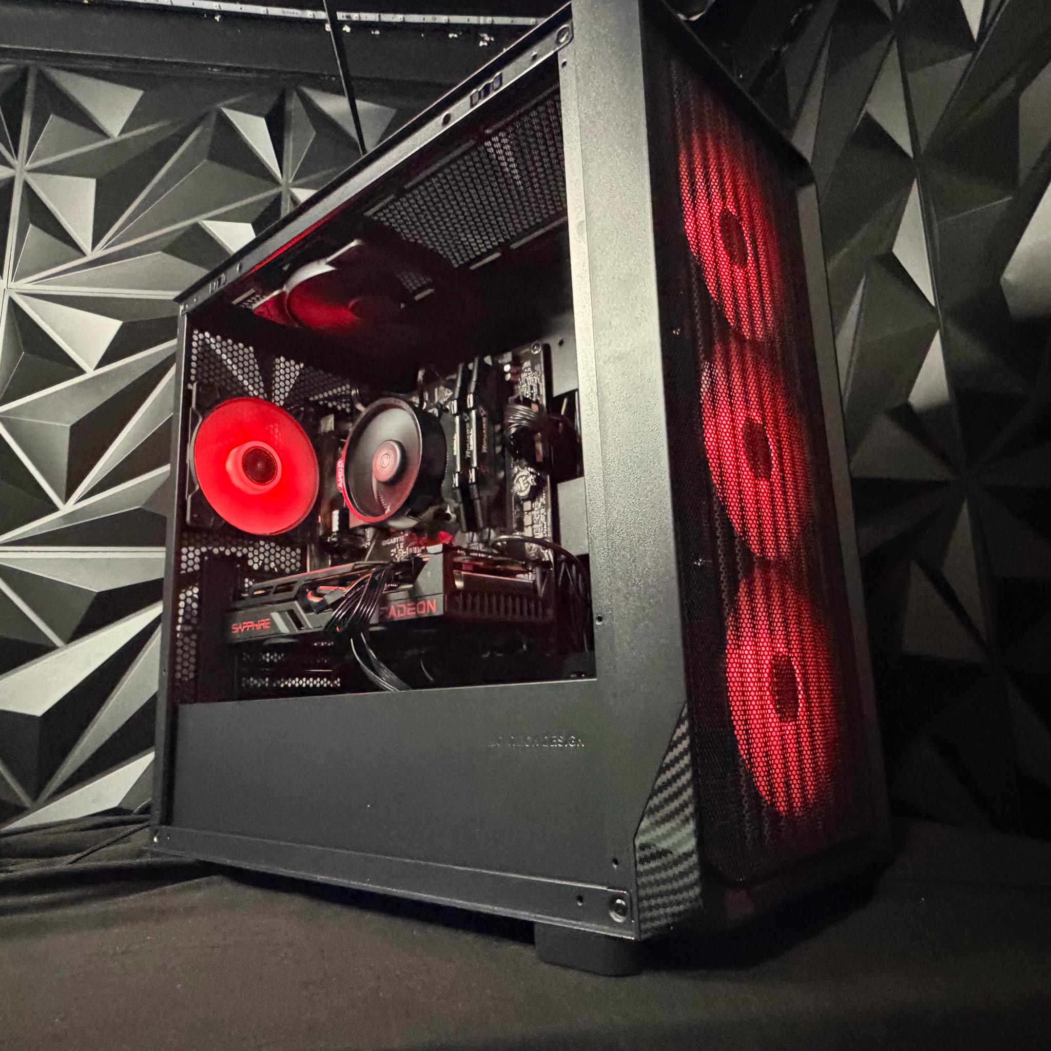🖤⚡ DARK FIBER ⚡🖤Ryzen 5 5500| RX 6700XT 12 GB | 16 GB DDR4| 512 NVMe| 650W PSU