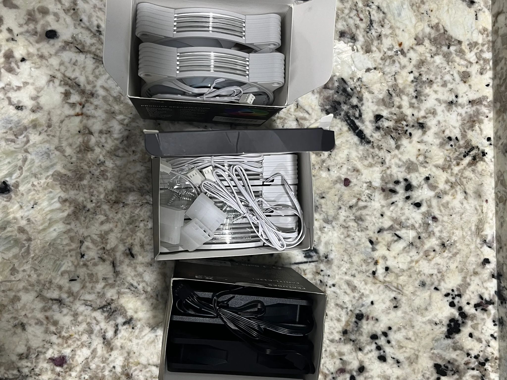 Lot Of 16 Mixed Case Fans "SEE PICS"