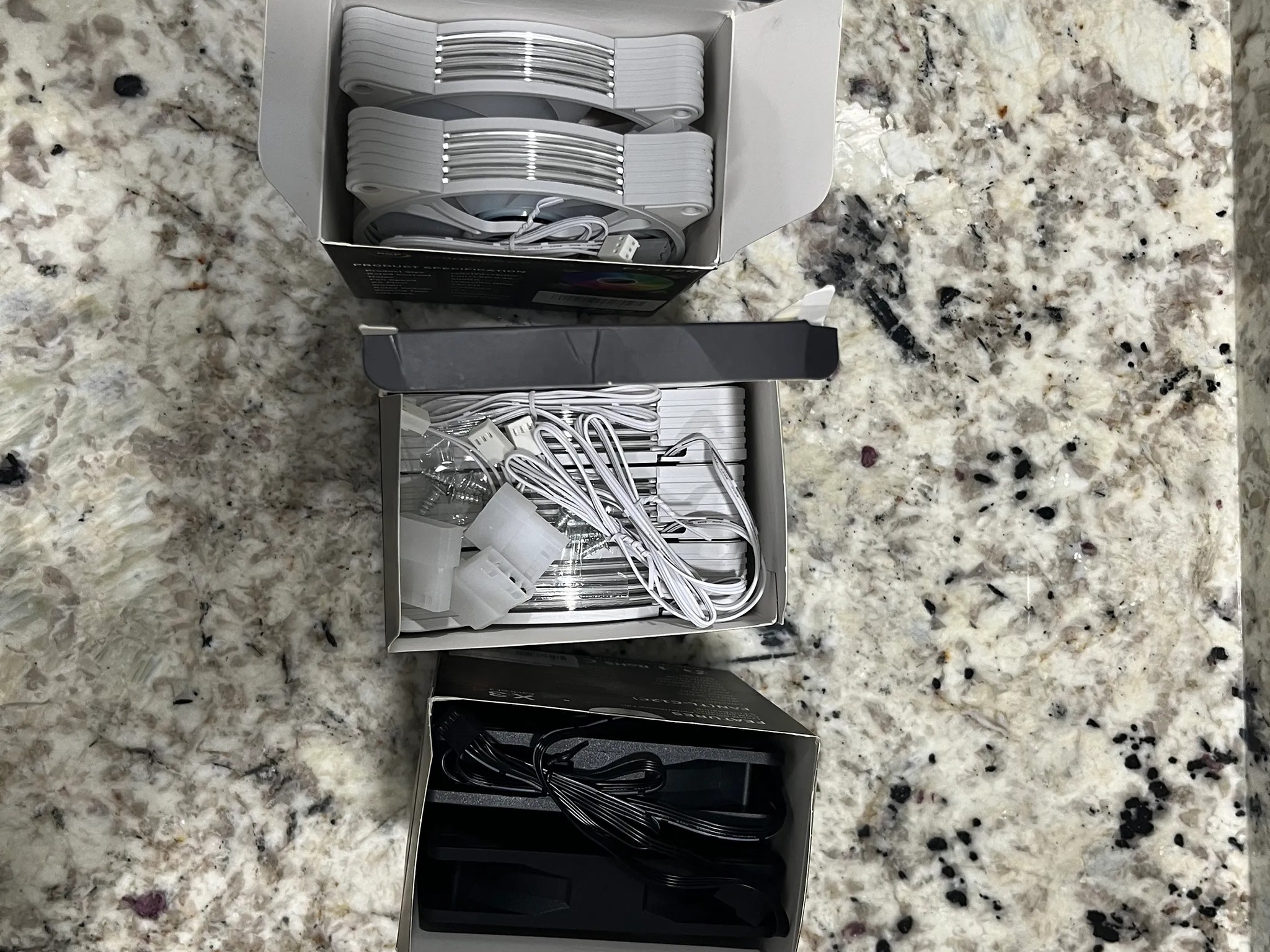 Lot Of 16 Mixed Case Fans "SEE PICS"