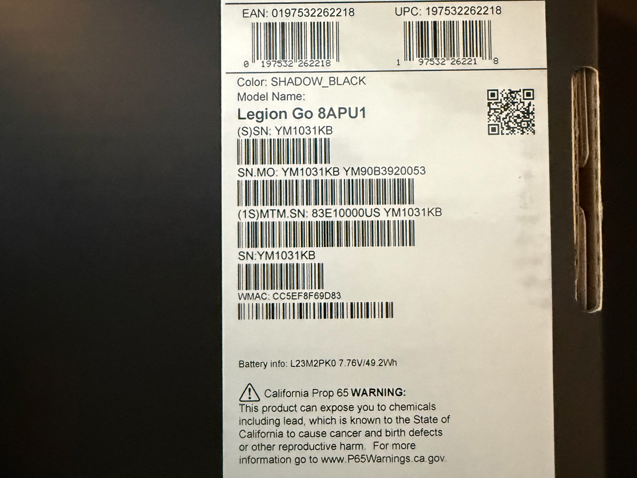 Lenovo Legion Go 512GB — Like New | + accesories