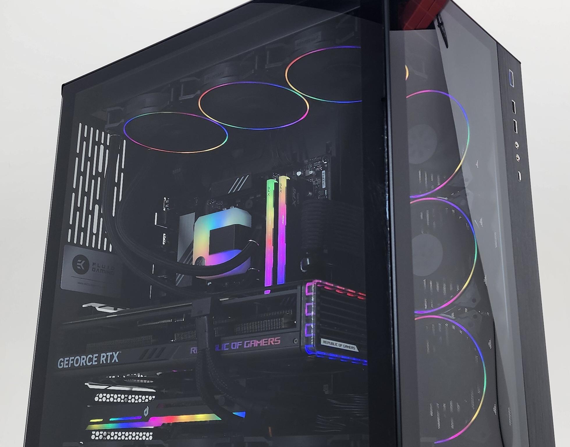 Gaming PC Ryzen 7 9700X 32GB RAM 2TB SSD RTX 4070 Ti 12GB Windows 11 Computer