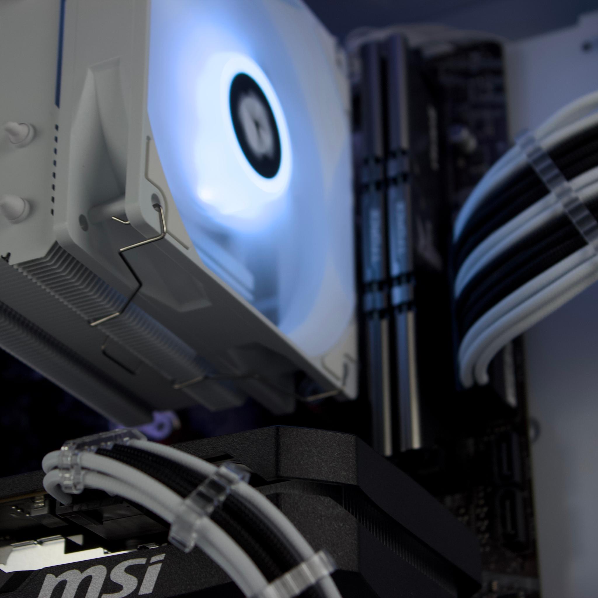 ⚪️ ⚫️ Clean Gaming PC | RTX 5050, Ryzen 5 5500, 16GB RAM, 512GB NVMe SSD | ARGB Control | ⚫️⚪️