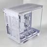 White PC Case with Tempered Glass w/ 7 RGB Fans