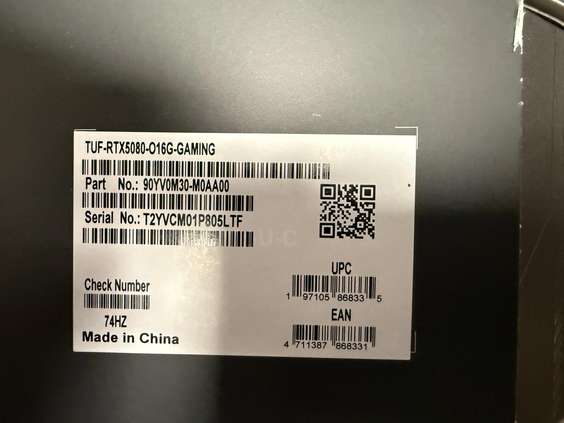 *BRAND NEW* nVidia GeForce RTX 5080