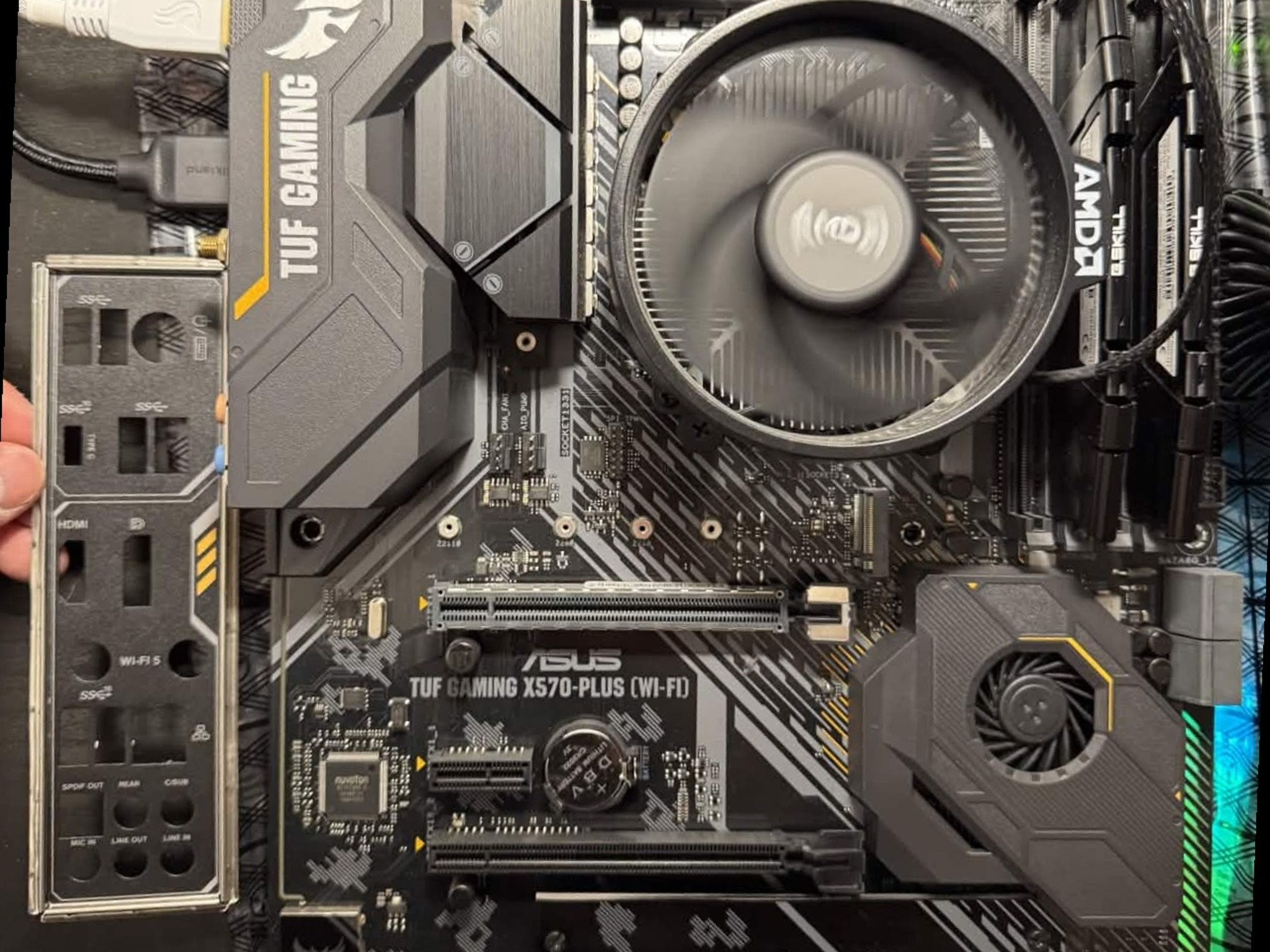 ⚡ASUS TUF X570 Plus WiFi + Ryzen 5 5600G + 16GB DDR4 3200 G.Skill Bundle 🎮