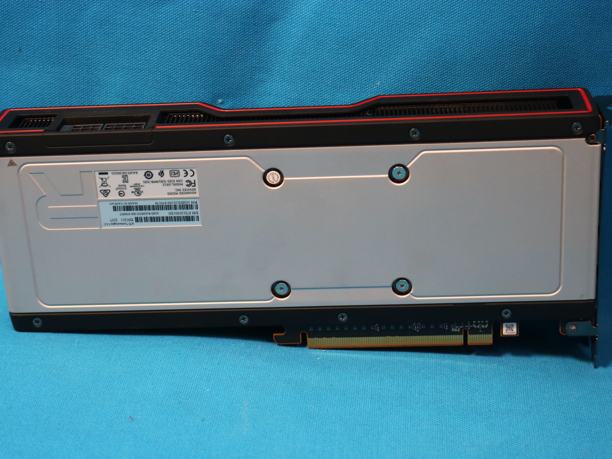 AMD Radeon RX 6700 XT 12GB GDDR6 Reference Edition PCIe 4.0 x16 Desktop GPU P/N: 102D5121100