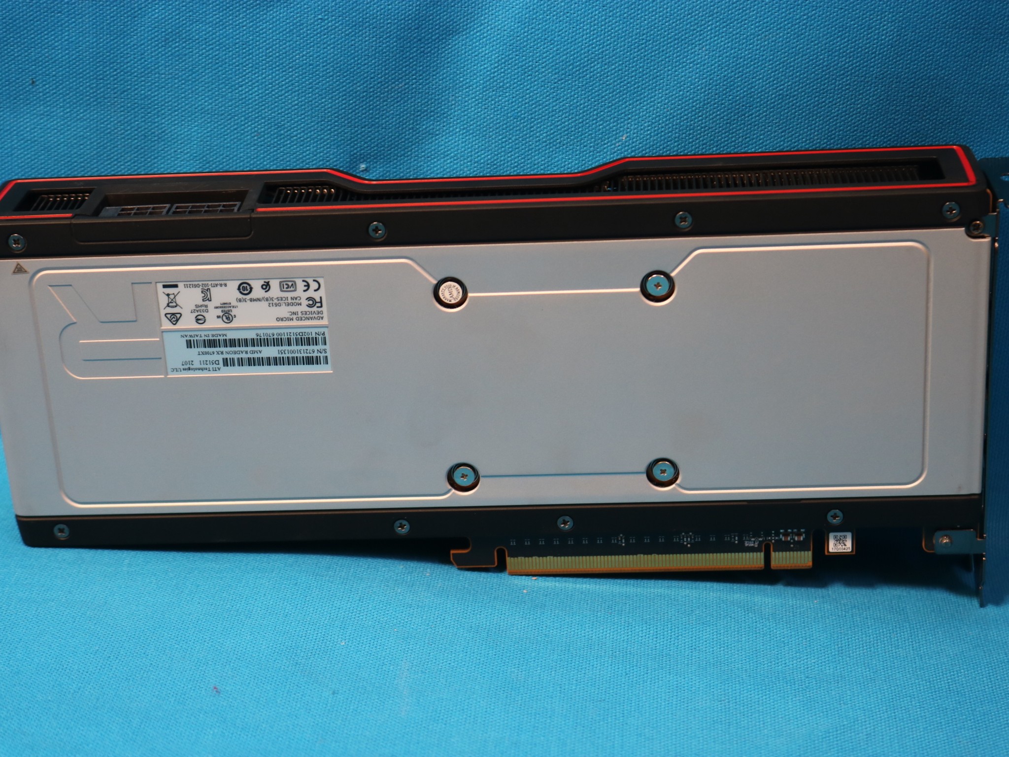 AMD Radeon RX 6700 XT 12GB GDDR6 Reference Edition PCIe 4.0 x16 Desktop GPU P/N: 102D5121100