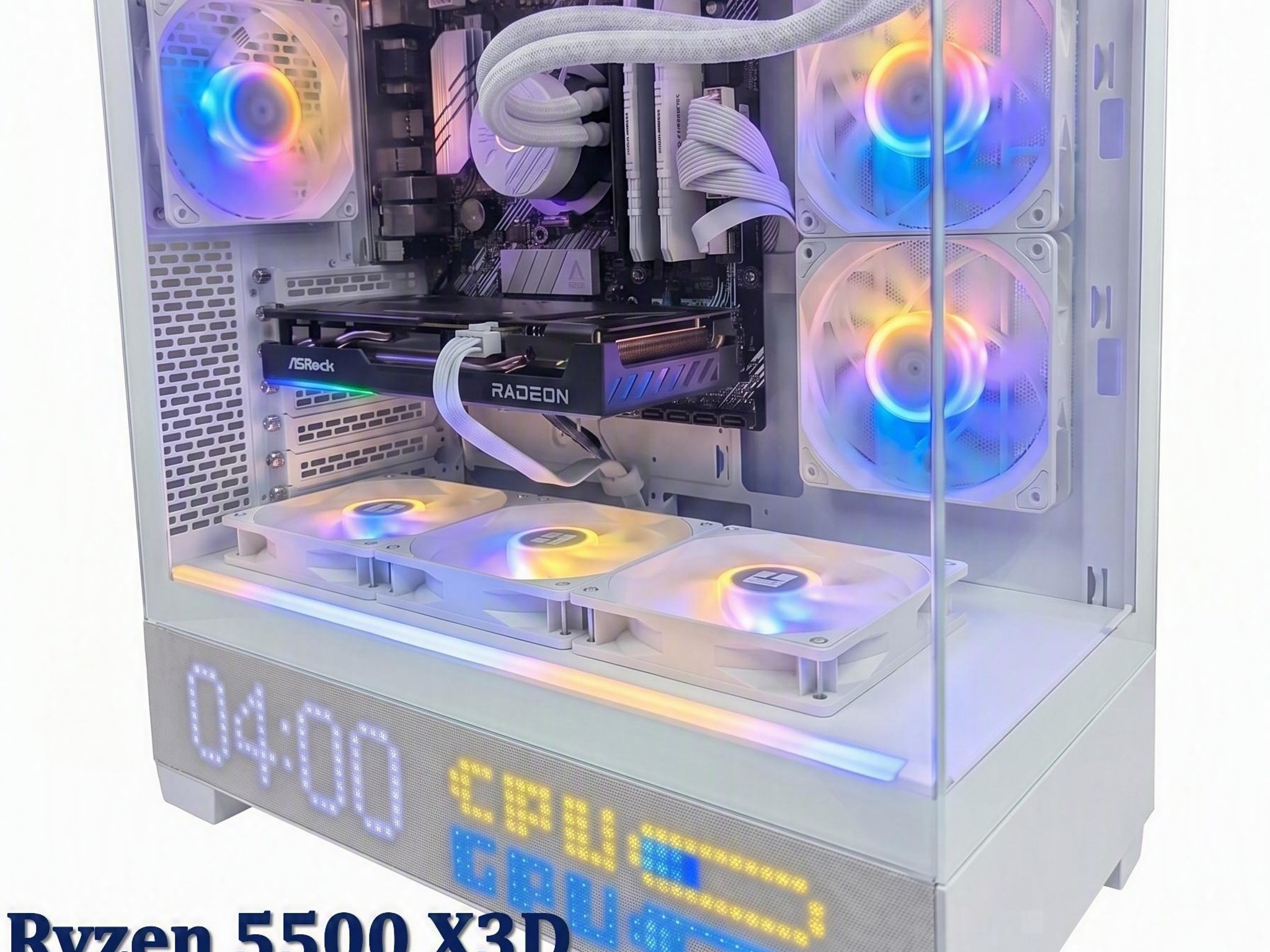 Ryzen 5500X3D + 9060 XT 16GB High Performance Gaming PC - All New Parts