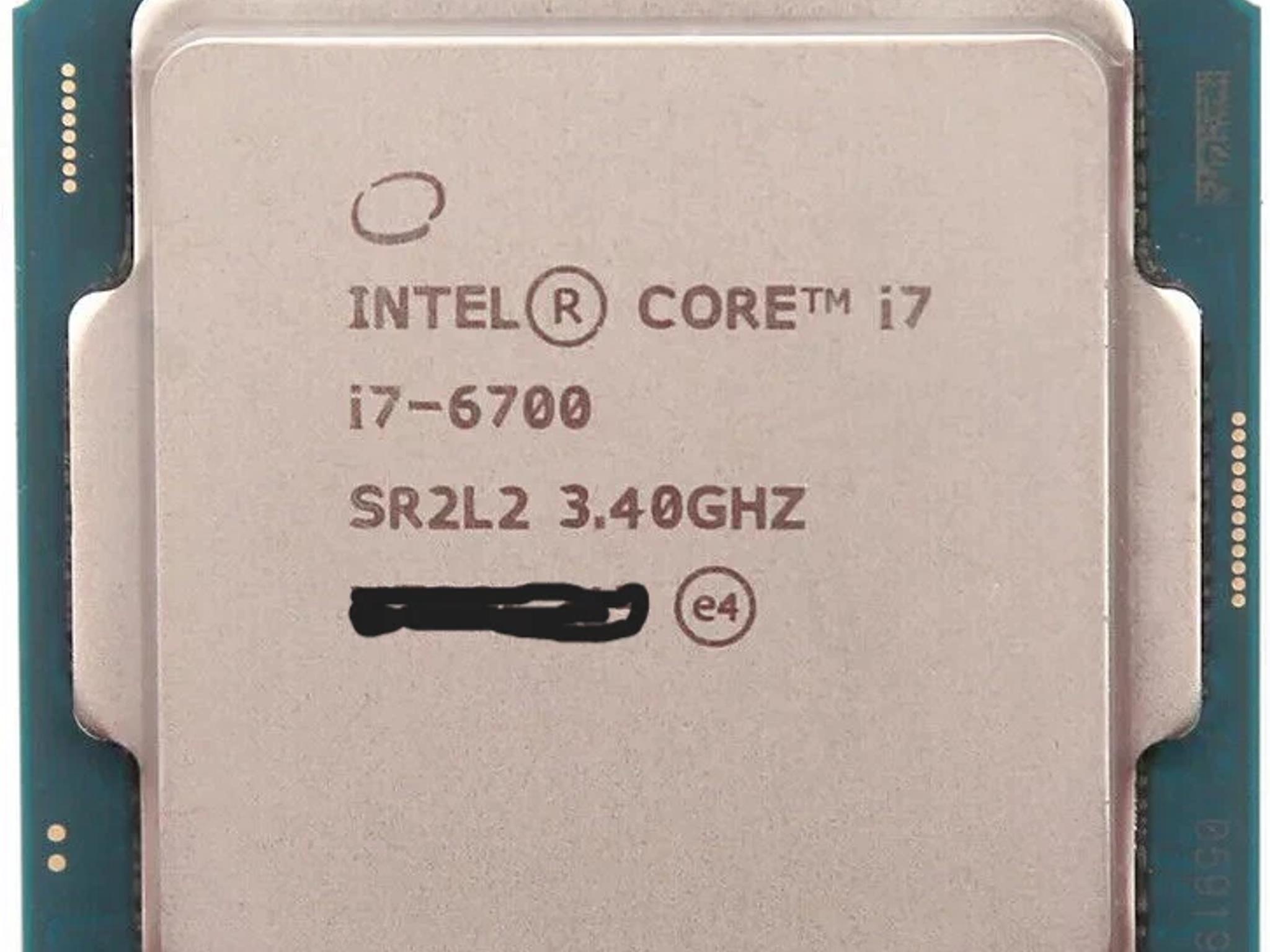 Intel Core i7-6700 CPU