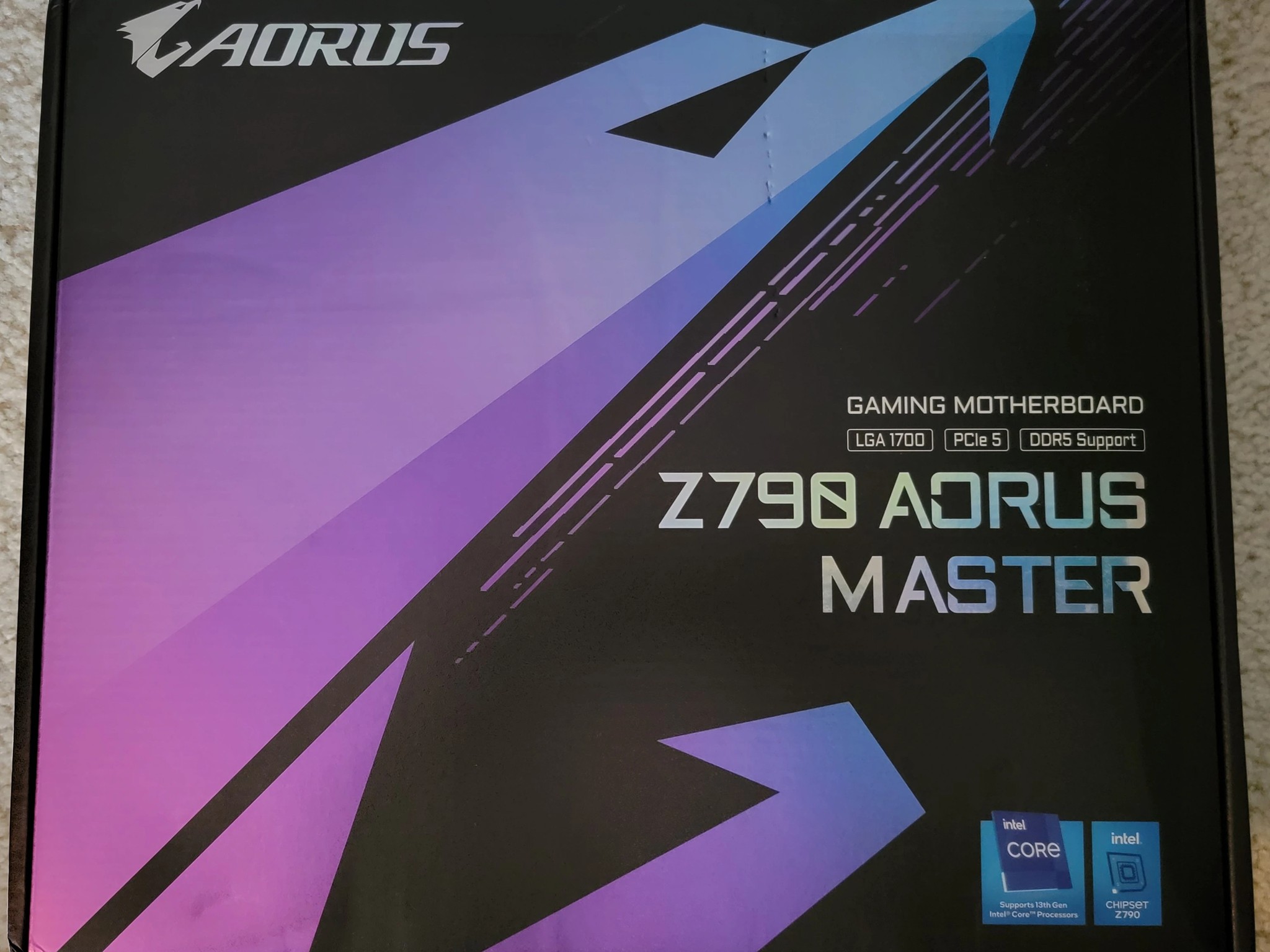 Gigabyte Z790 Aorus Master LGA 1700 EATX Motherboard Brand New In Box Sealed