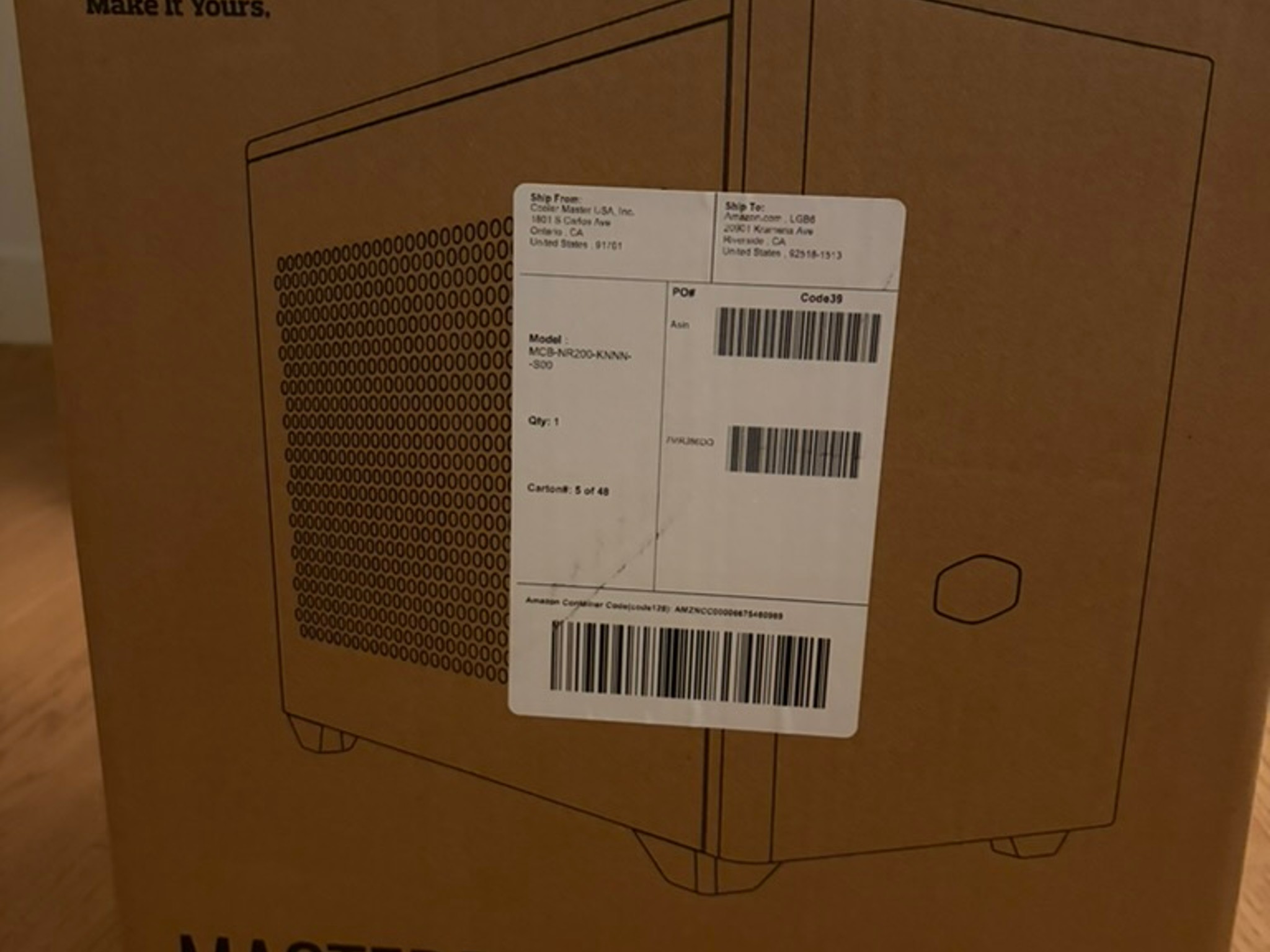 Cooler Master NR200 Mini-ITX PC Case