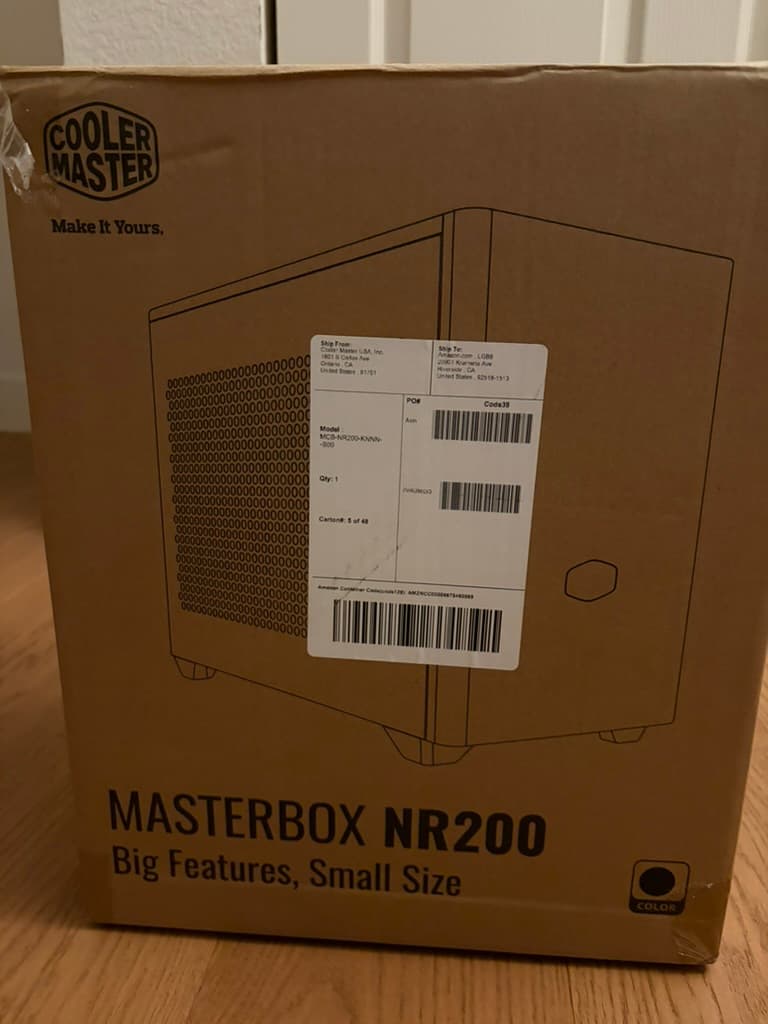 Cooler Master NR200 Mini-ITX PC Case
