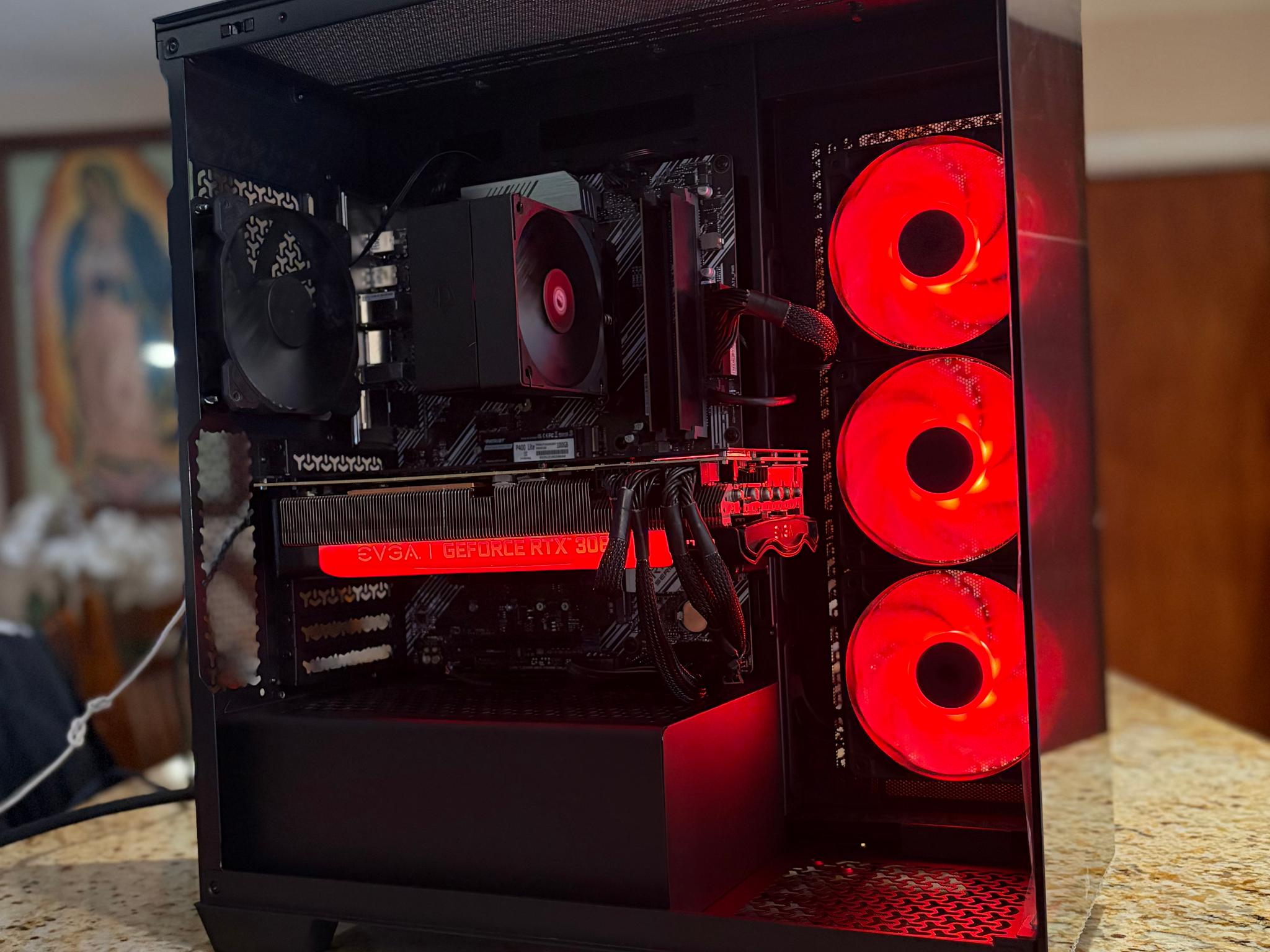 Black Gaming PC | RTX 3080 10GB | RYZEN 7 3700X | 16GB RAM | 1TB NVME SSD | Wi-Fi + Bluet...