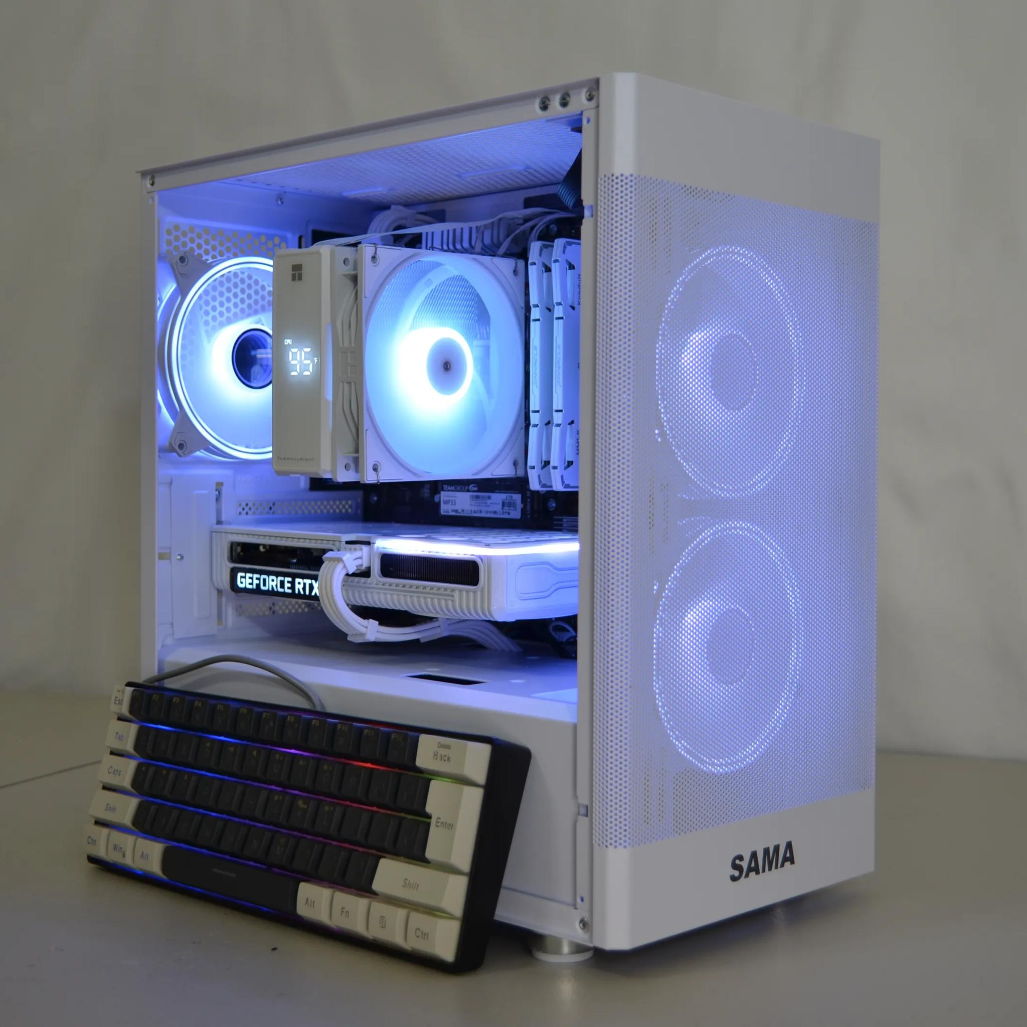 ⚪White Out V3⚪ Free Keyboard!⌨️ - RTX 3060ti | Ryzen 5 5500 | 1tb NVMe | Windows 11 FULLY ACTIVATED